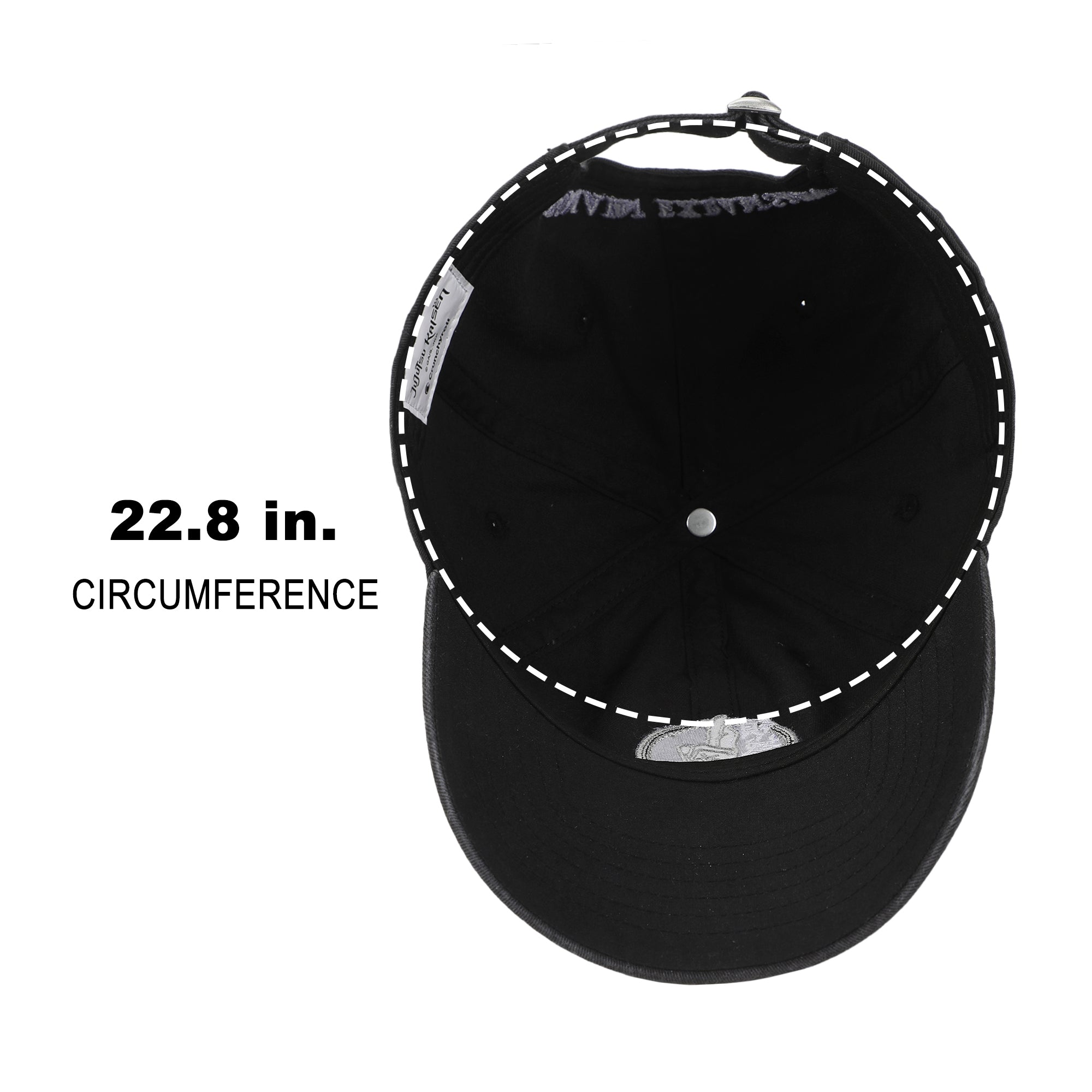 Jujutsu Kaisen Satoru Gojo Crossed Fingers Men's Black Unstructured Baseball Cap