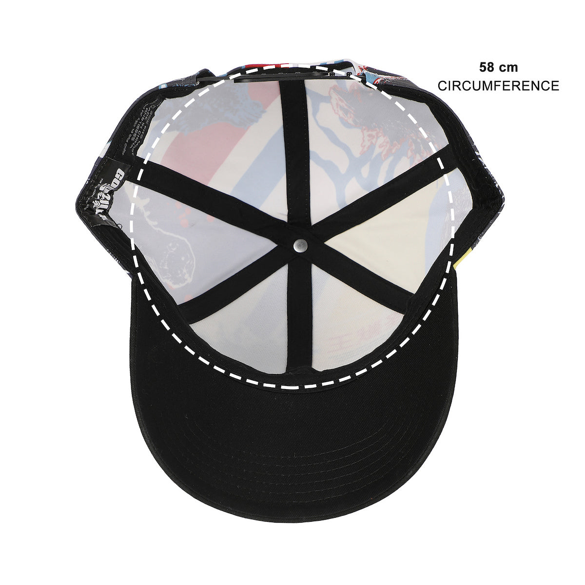 Godzilla Kanji All-Over Print Adult Baseball Cap