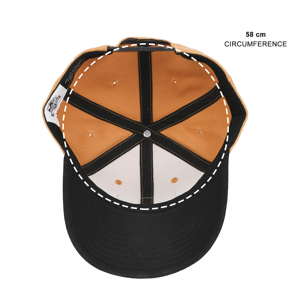 Jurassic Park Logo Woven Patch Tan Canvas B2 Ball Cap