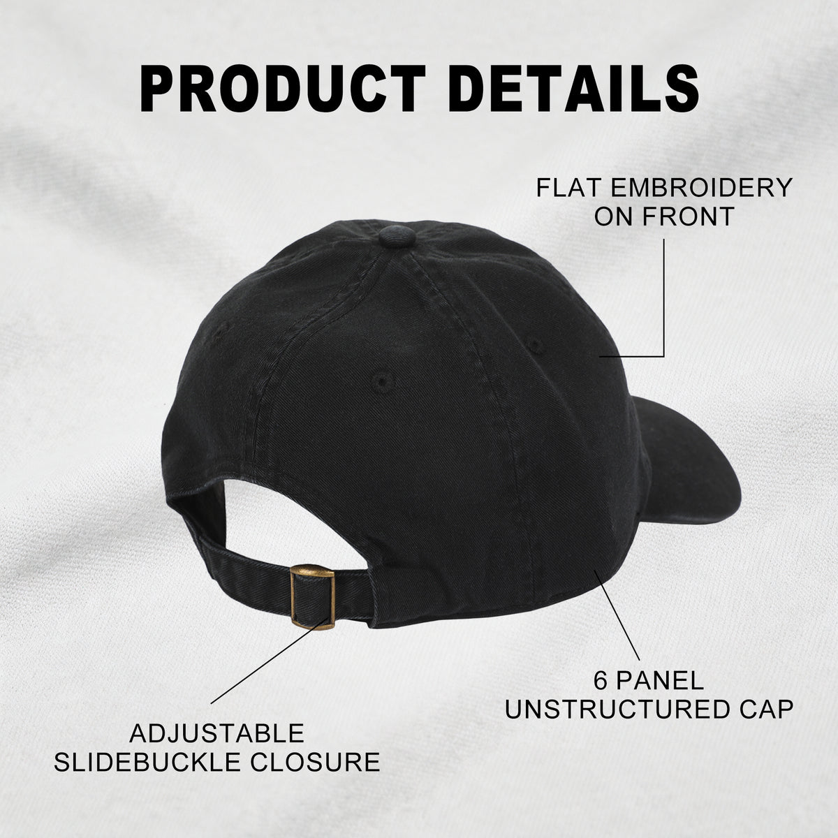 Stranger Things Hellfire Club Black Unstructured Baseball Cap