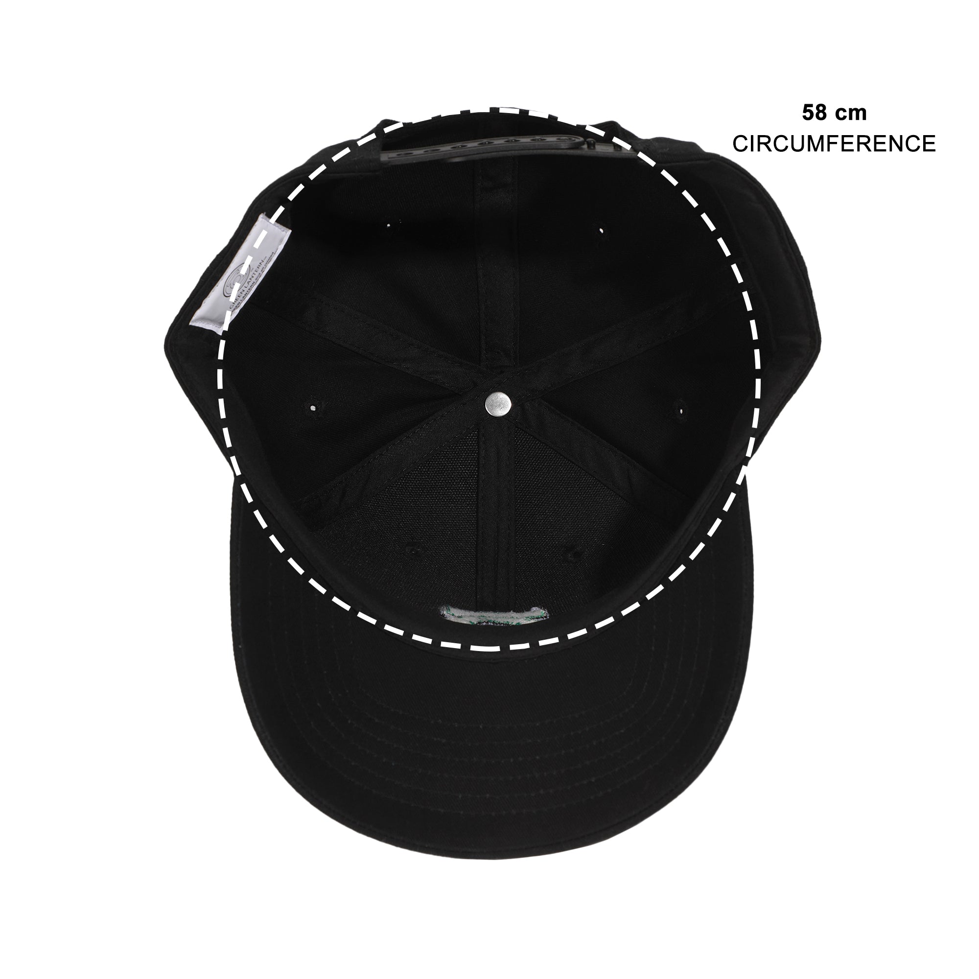 Green Lantern Embroidered 3D Logo Black Traditional Adjustable Hat