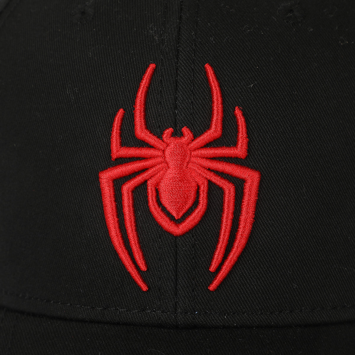 Spider-Man Embroidered 3D Logo Black Traditional Adjustable Hat
