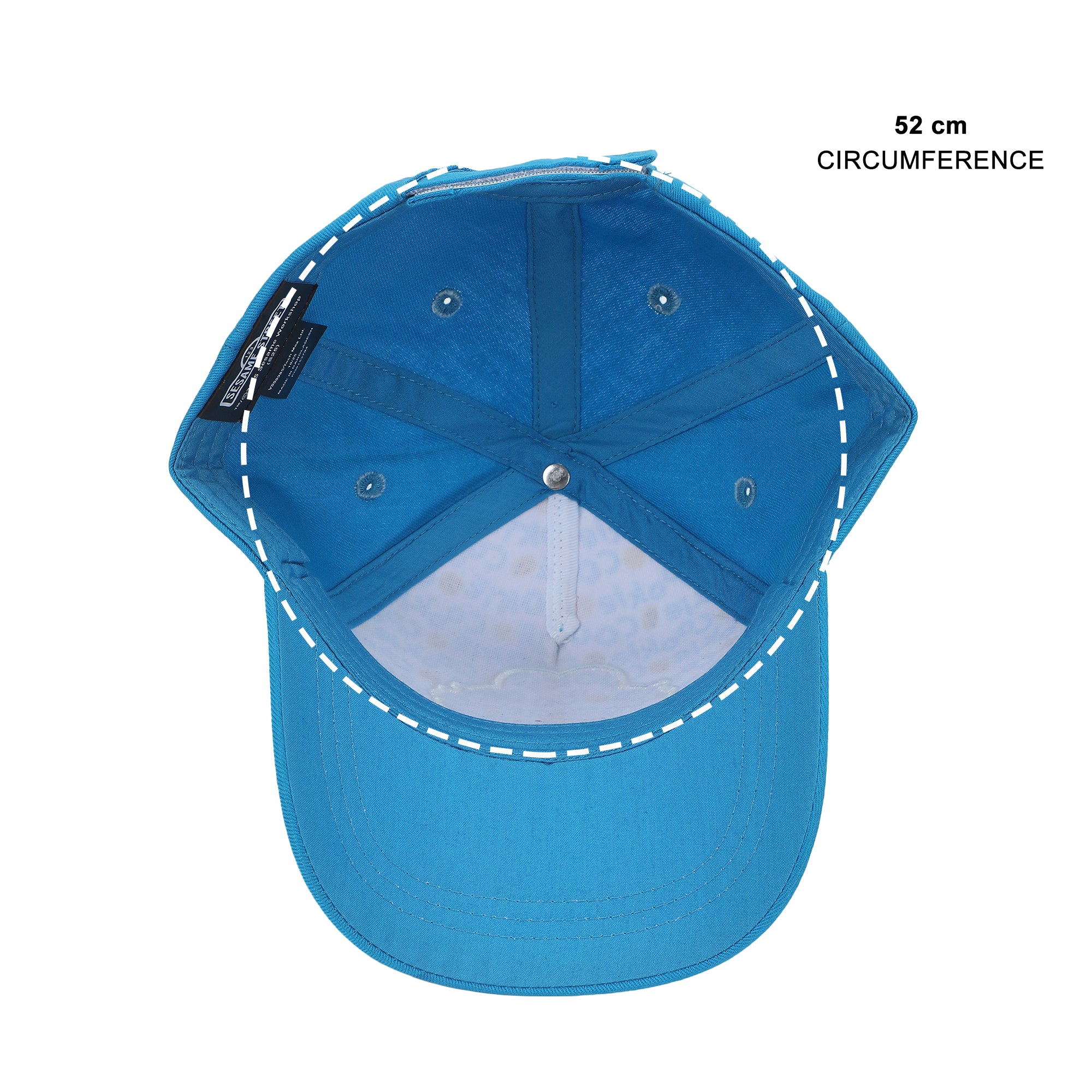 Sesame Street Plush Cookie Monster Toddler's Blue Traditional Adjustable Baseball Cap