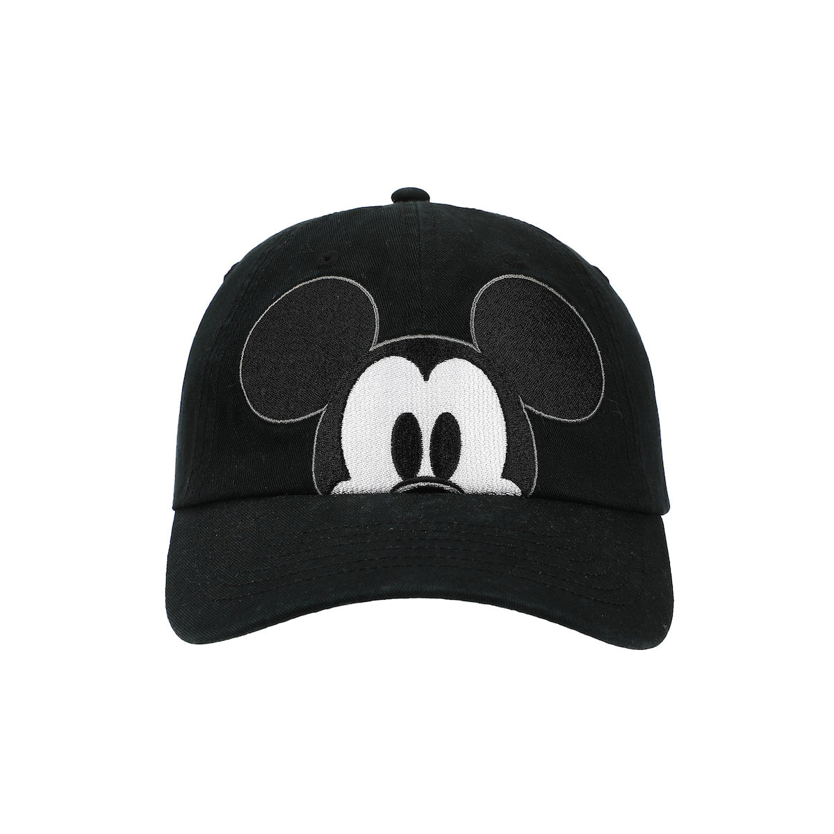 Disney Peekaboo Mickey Black Unstructured Baseball Cap
