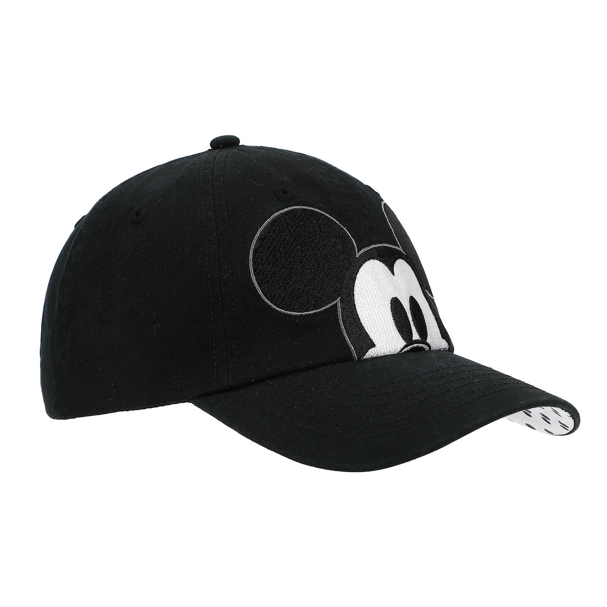 Disney Peekaboo Mickey Black Unstructured Baseball Cap