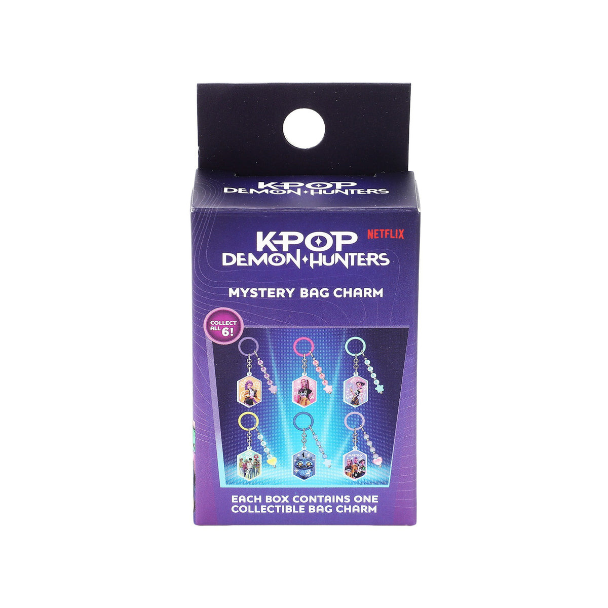 KPop Demon Hunters Multicharacter Acrylic Charm with Beaded Strand