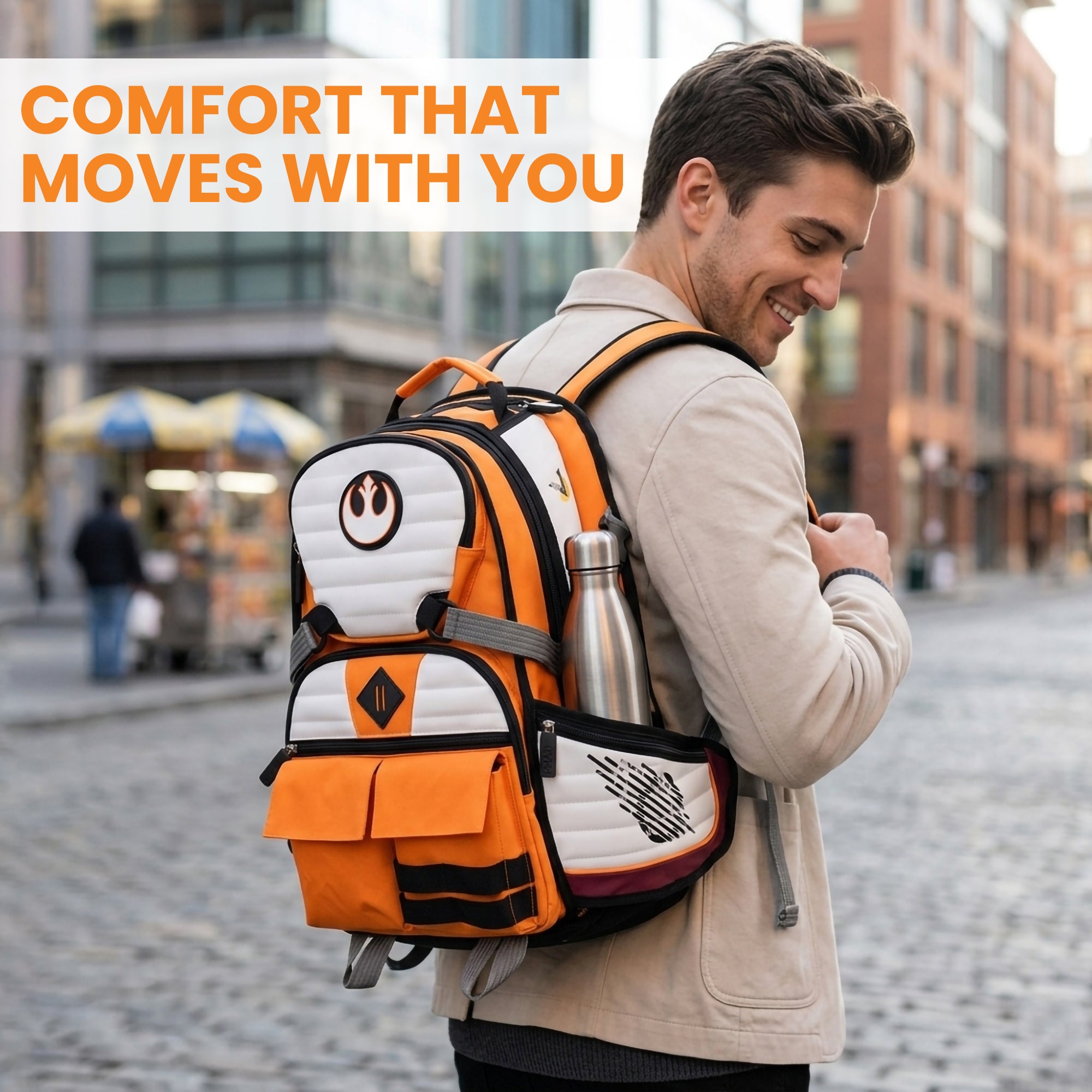 Star Wars Episode IV A New Hope Rebel Alliance Adult Travel Backpack
