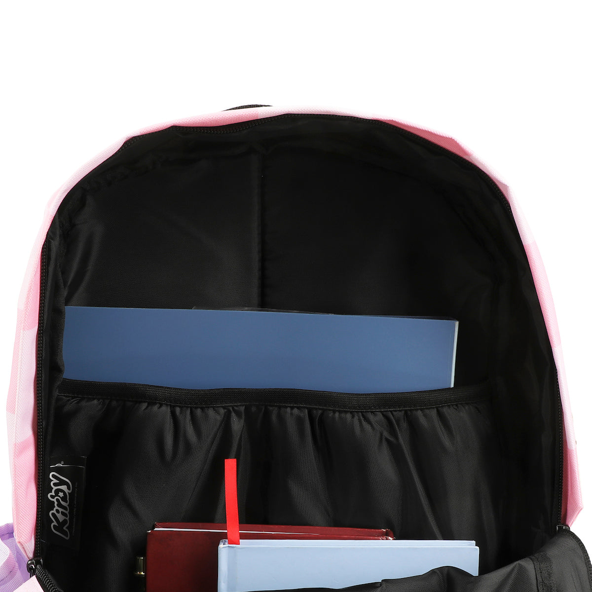 Kirby Inhaling Food 17" Pink Laptop Backpack