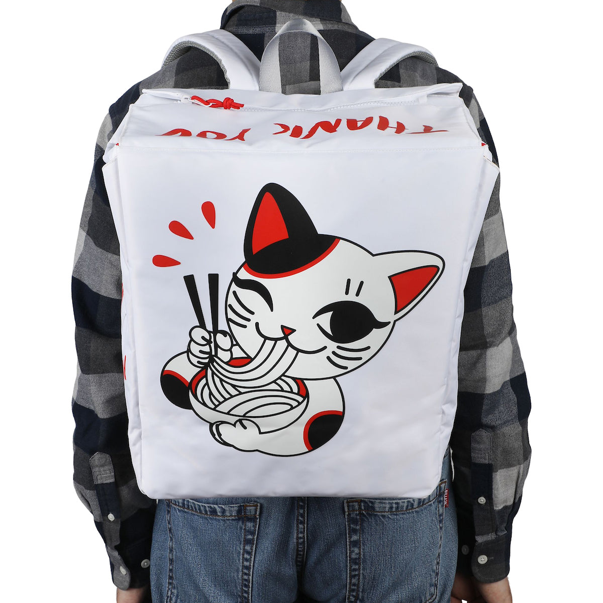 Takeout Noodle Box 15 Backpack with Interior Laptop Pocket