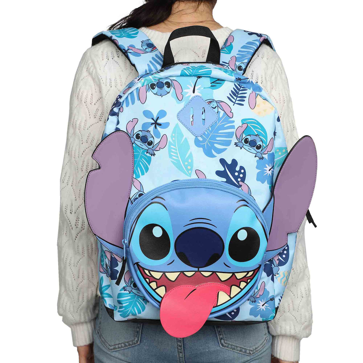 Disney Stitch 3D Character 17" Backpack