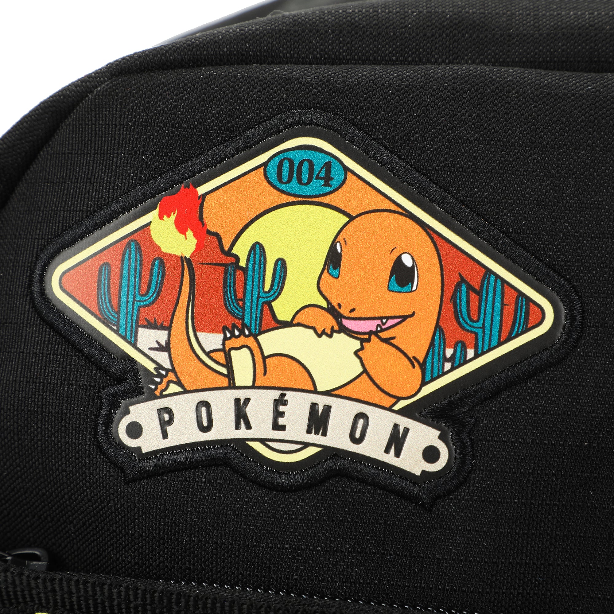 Pokémon Character Patches 19" Black Backpack