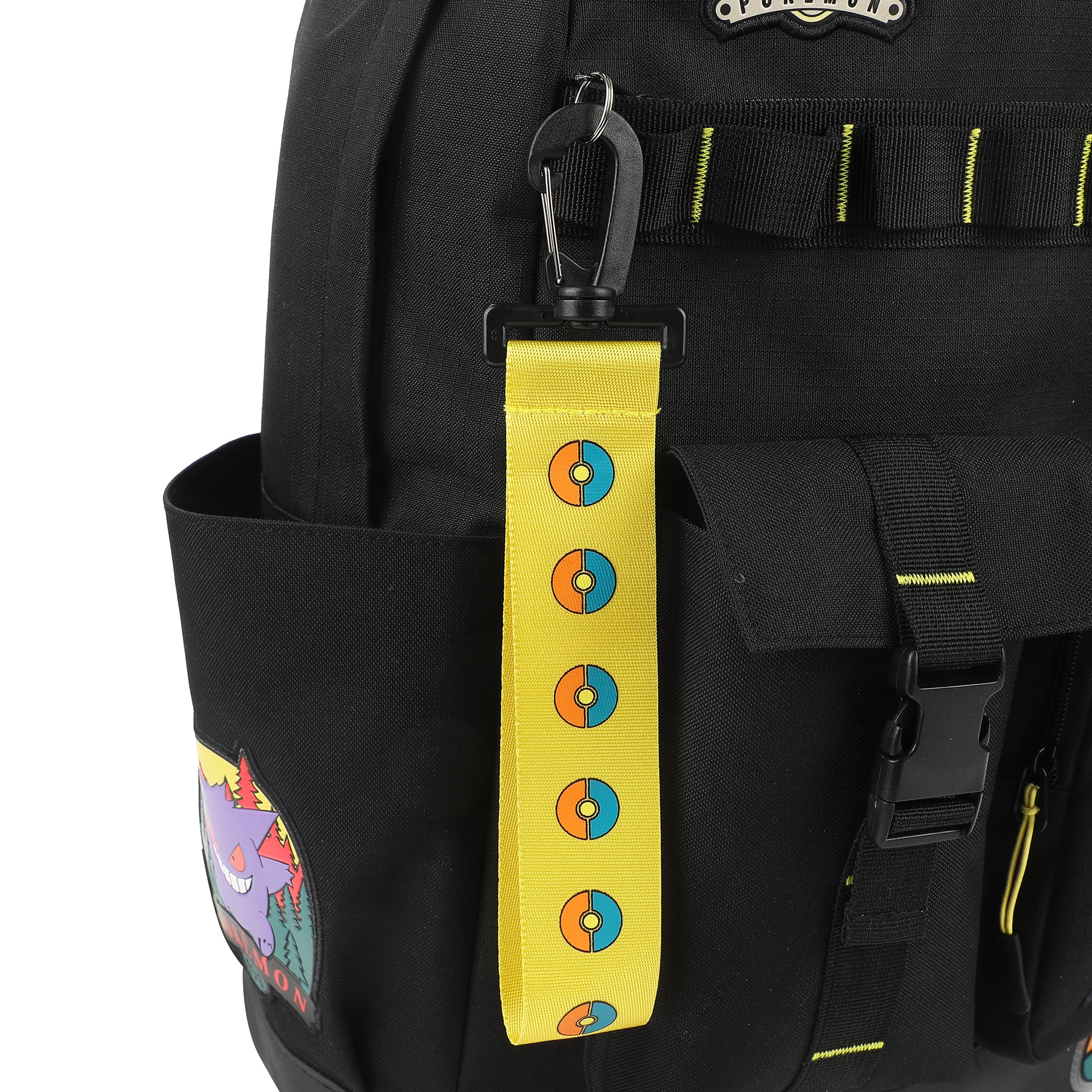 Pokémon Character Patches 19" Black Backpack