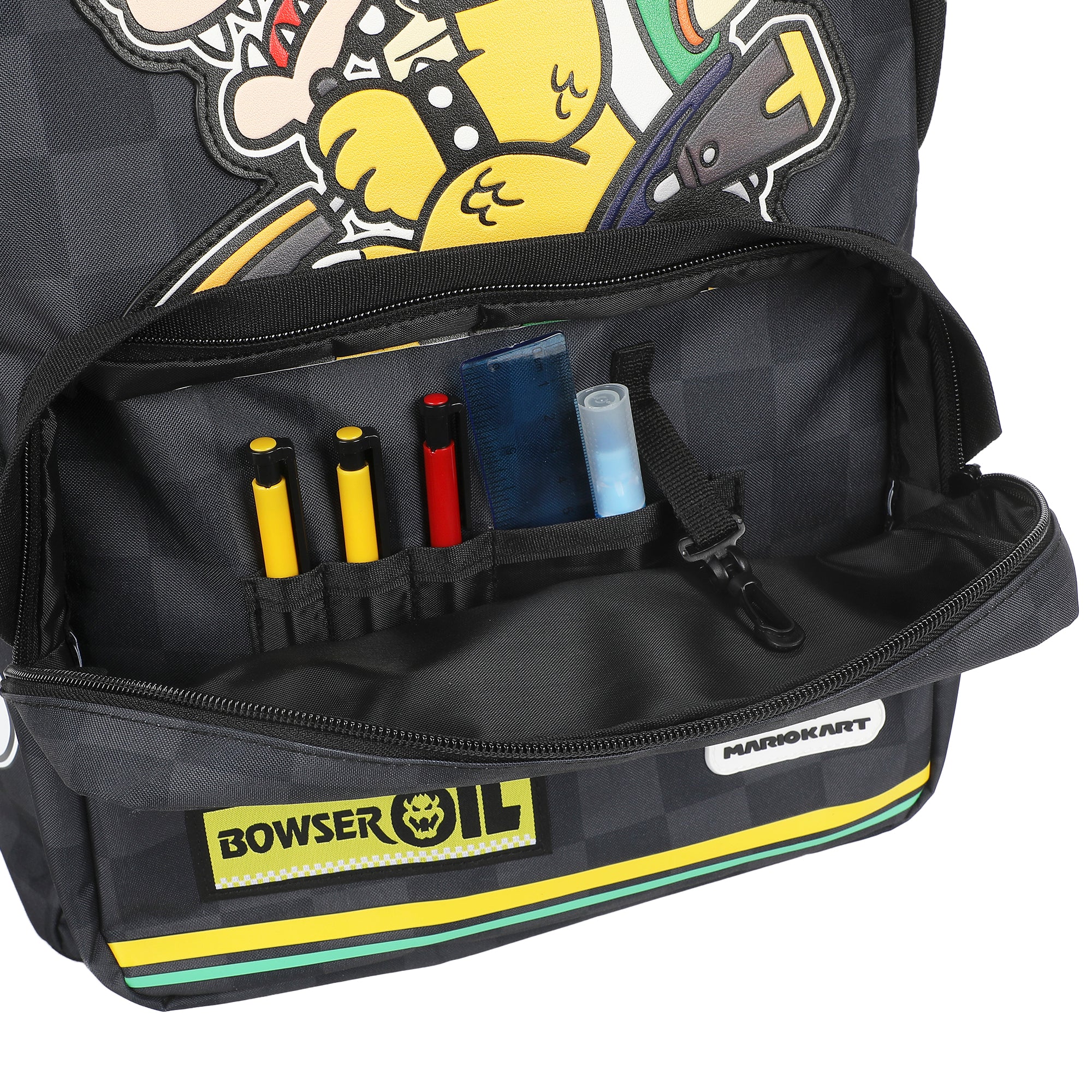 Mario Kart Novelty Bowser Kart Inspired Adult 17" Backpack