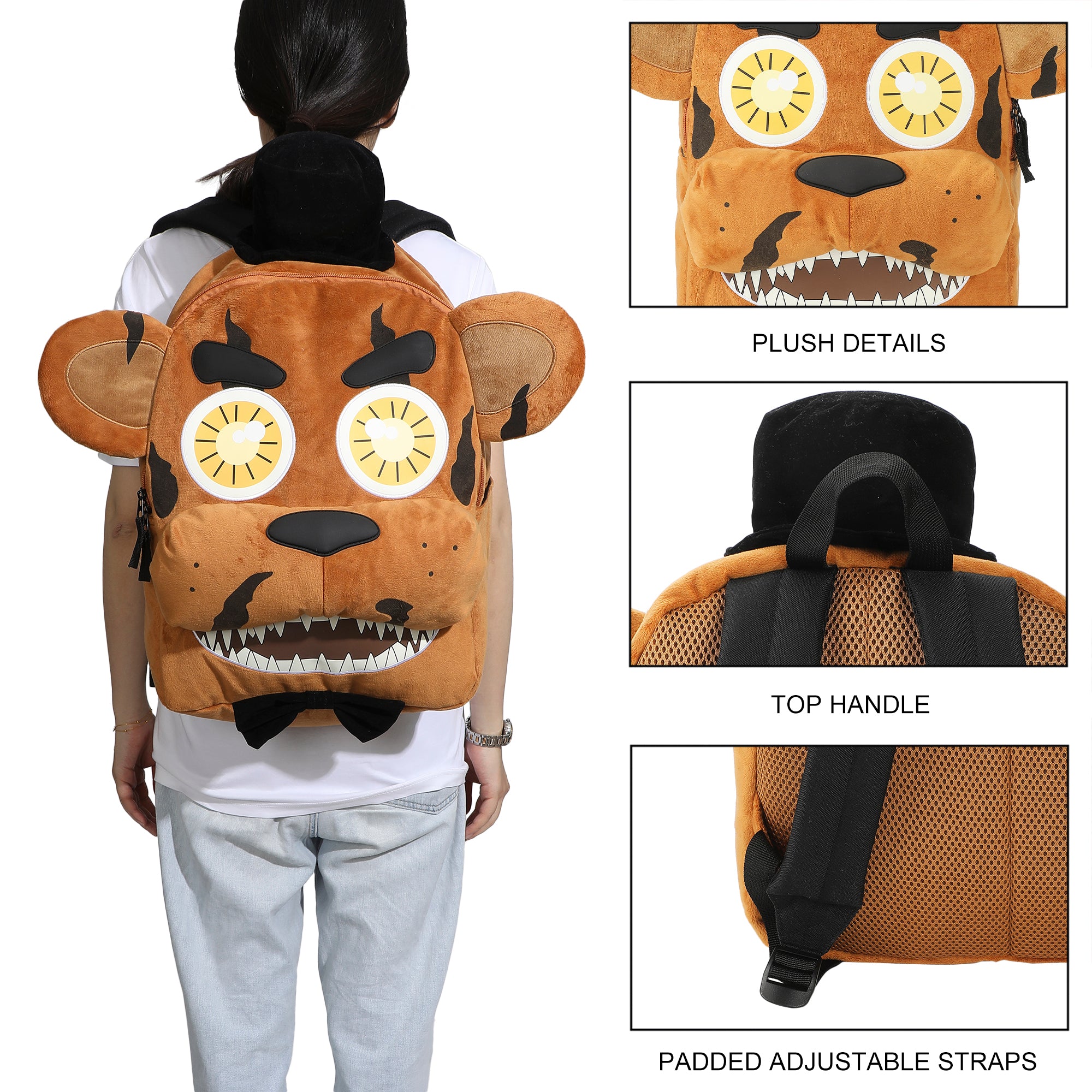 Five Nights At Freddy's Freddy Head Novelty Backpack