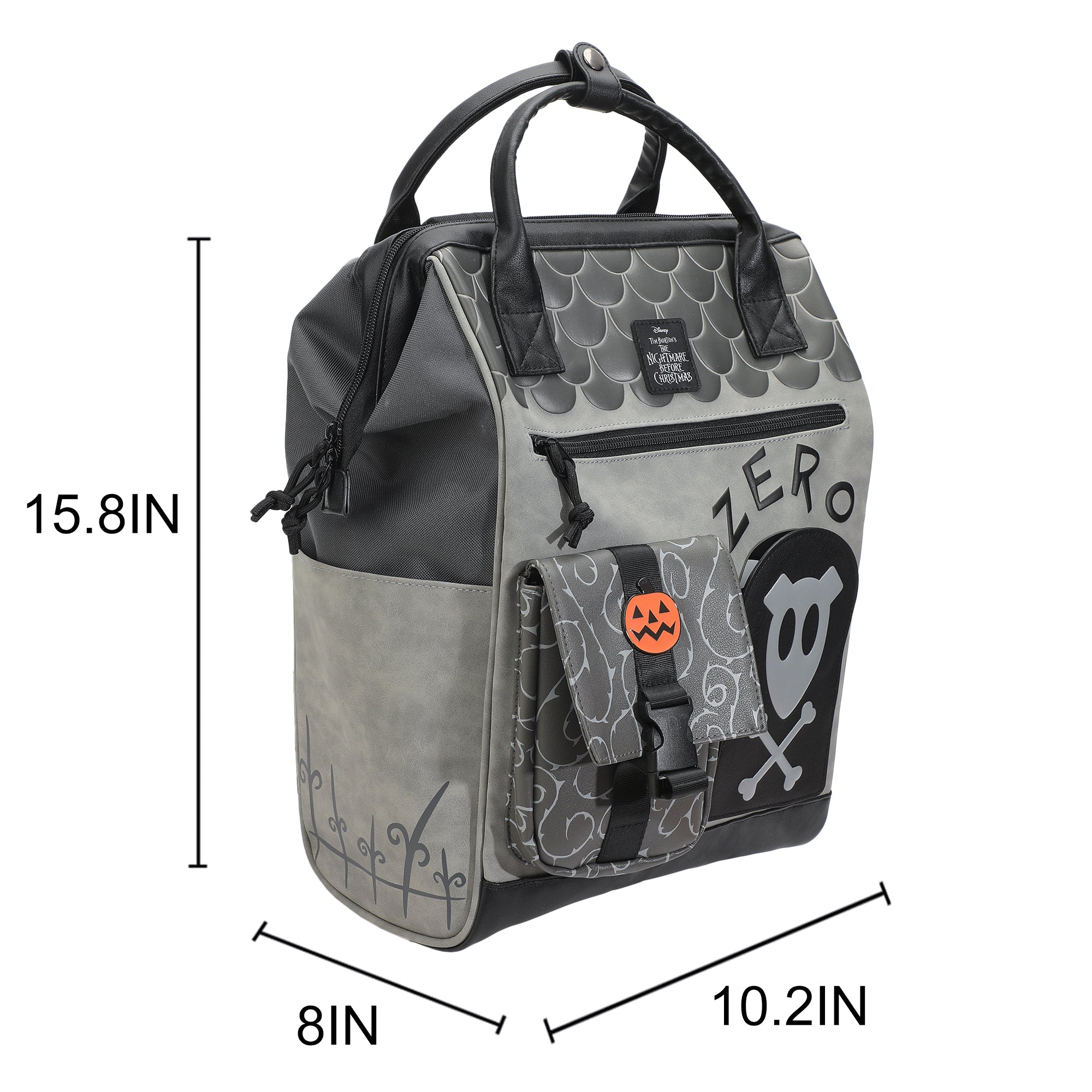 Nightmare Before Christmas Zero Dog House 15" Top Handle adult Backpack