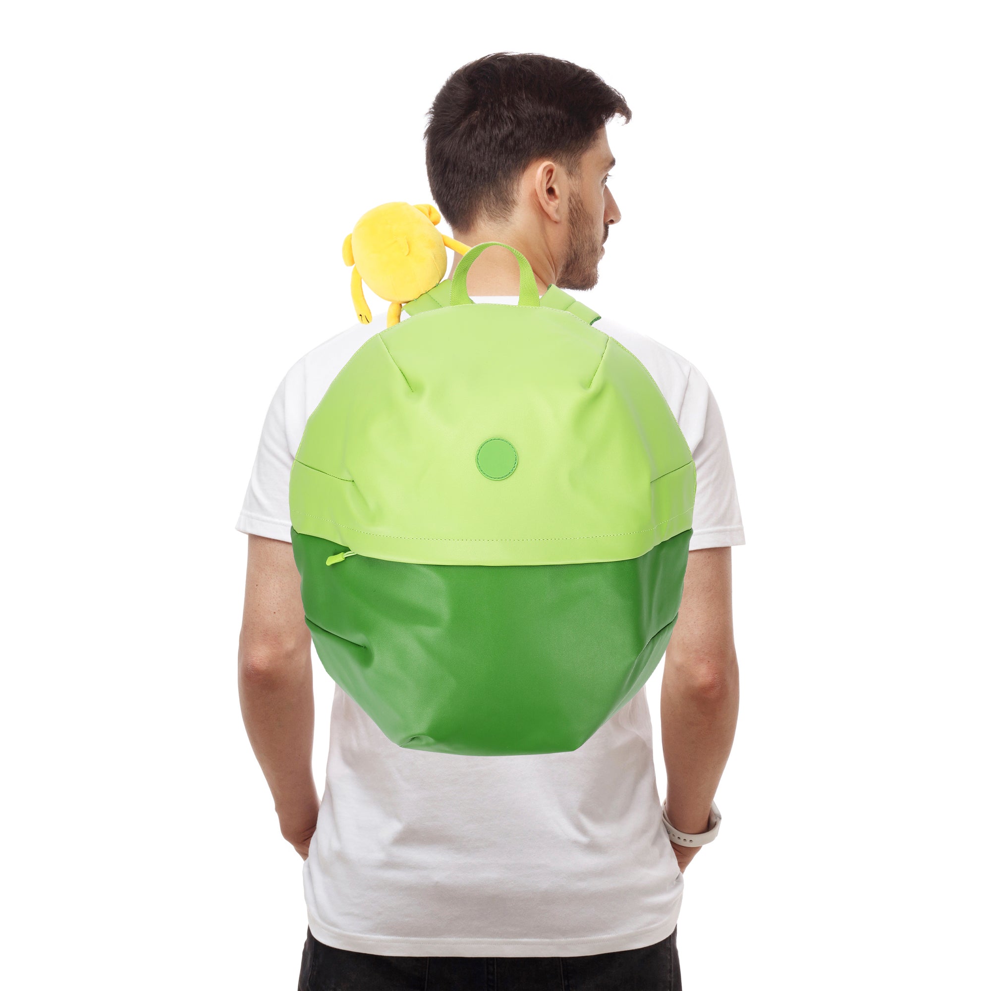 Adventure Time Finn Green 19” Adult Novelty Character Backpack