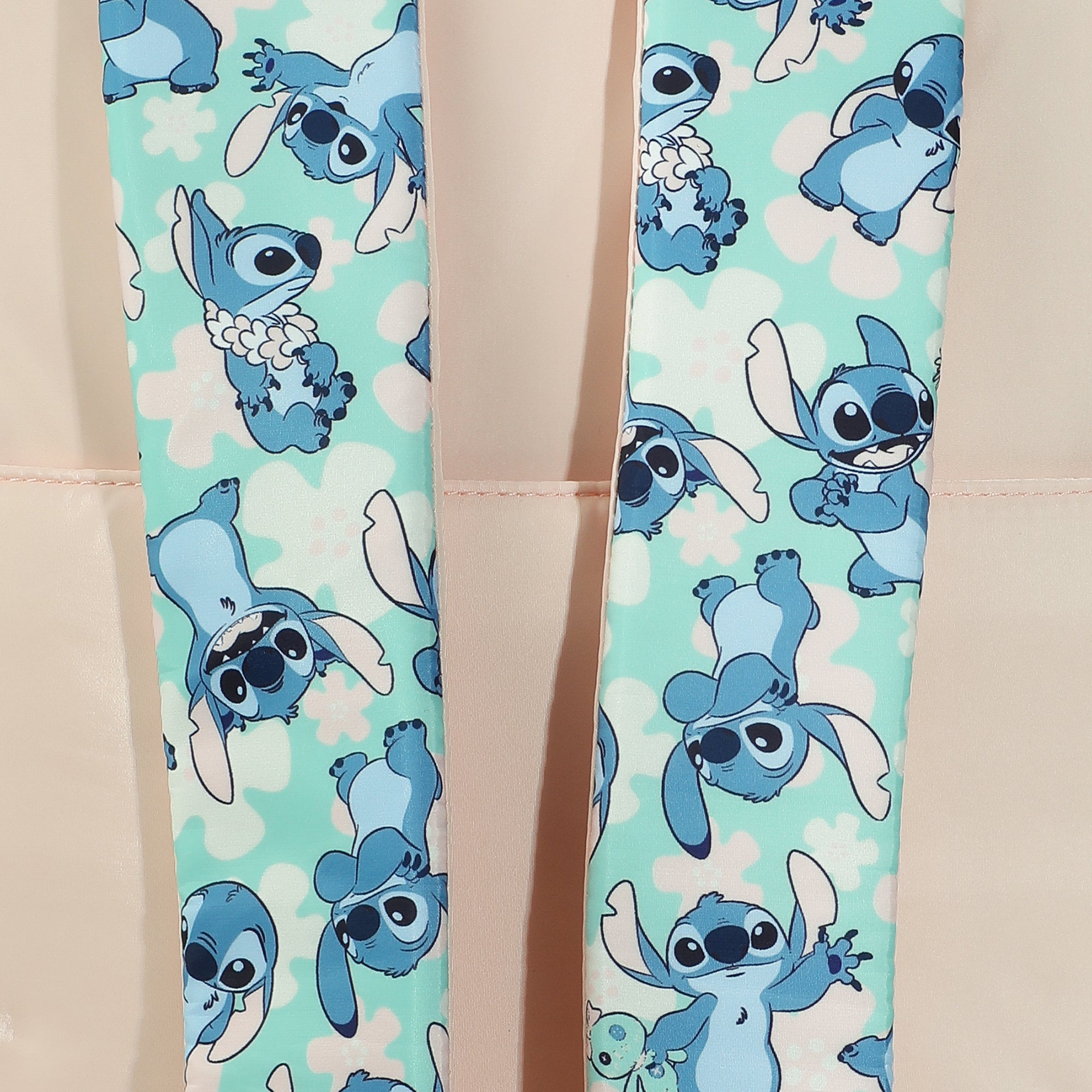 Disney's Stitch All-Over Print Adult 16.5" Nylon Adult Travel Backpack