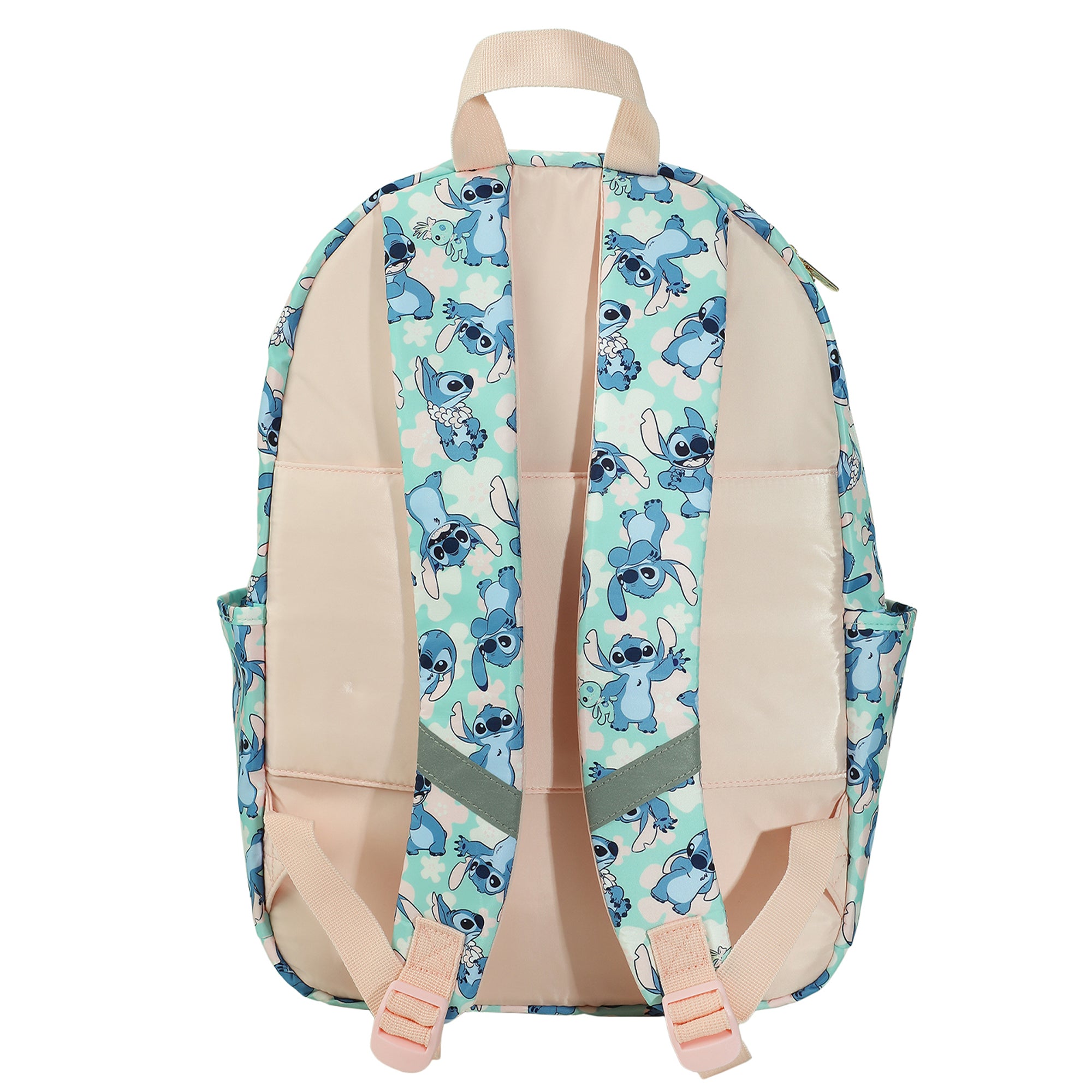 Disney's Stitch All-Over Print Adult 16.5" Nylon Adult Travel Backpack