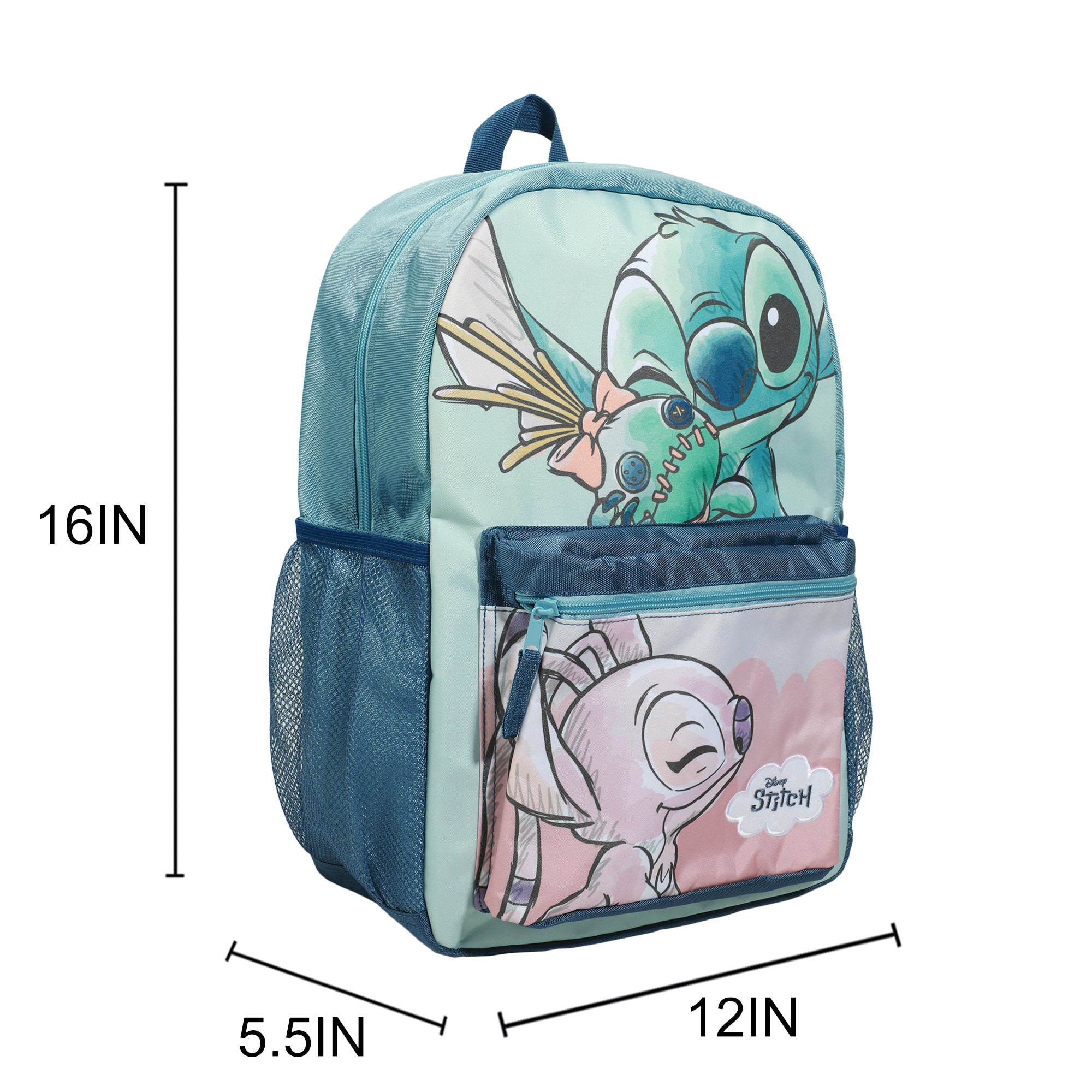 Disney Stitch & Angel 16" Backpack