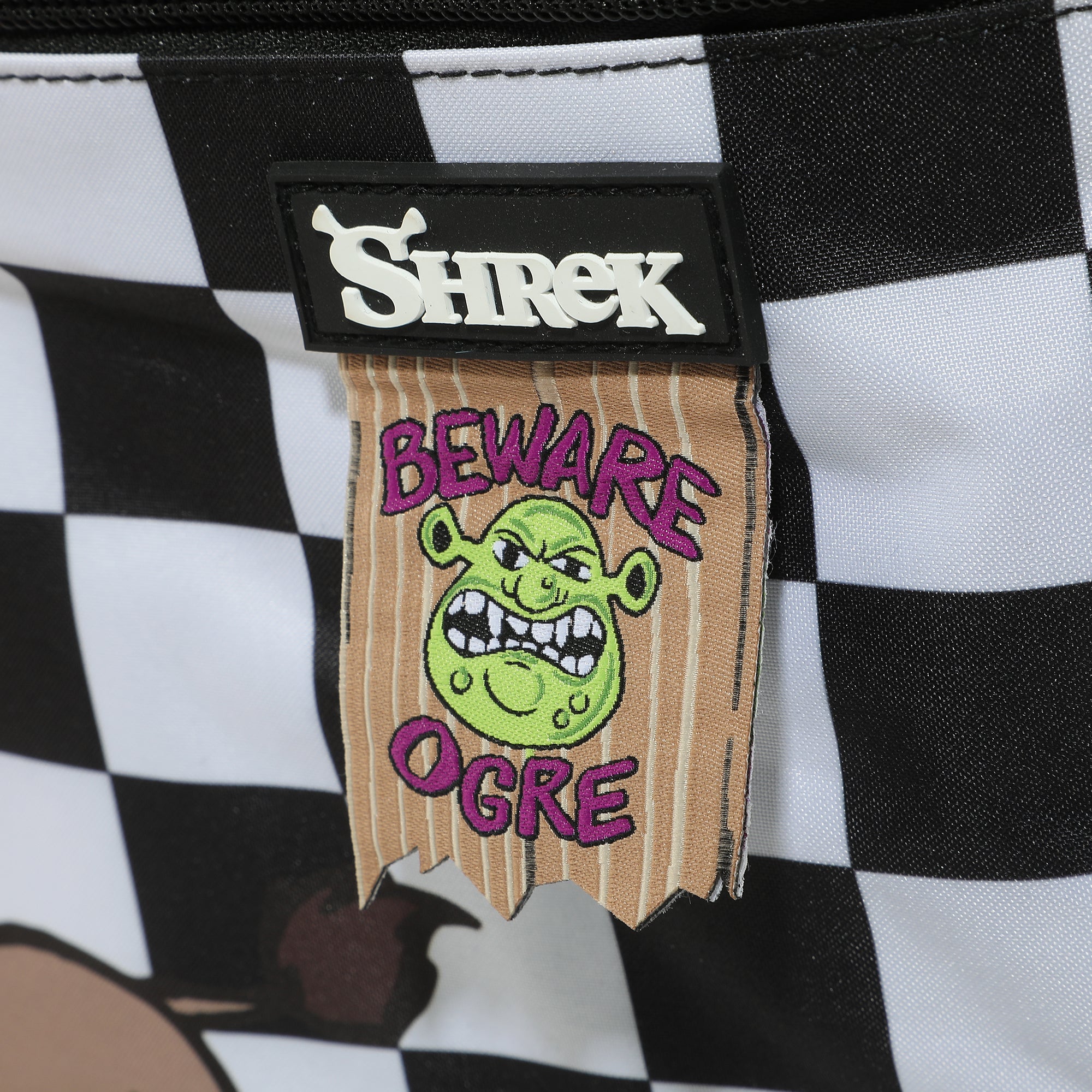 Shrek & Donkey Swamp & Checkered Backgrounds 16" Backpack