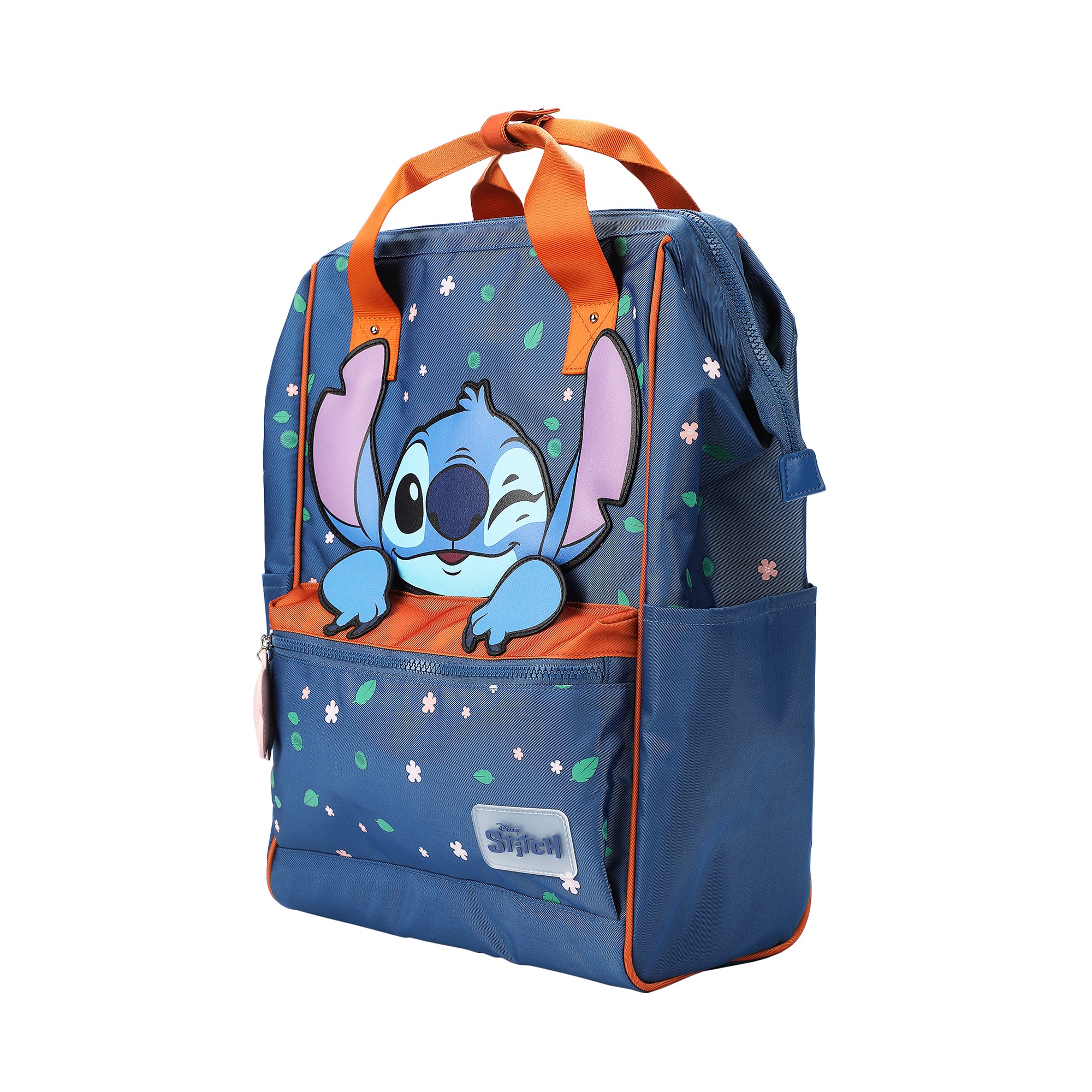 Disney Stitch Convertible Backpack and Crossbody Bag with Adjustable Straps