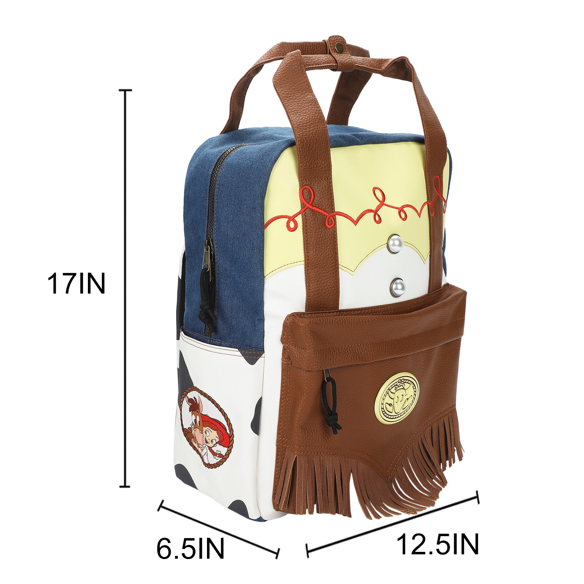 Toy Story Jessie-Inspired 17” Adult Top Handle Backpack