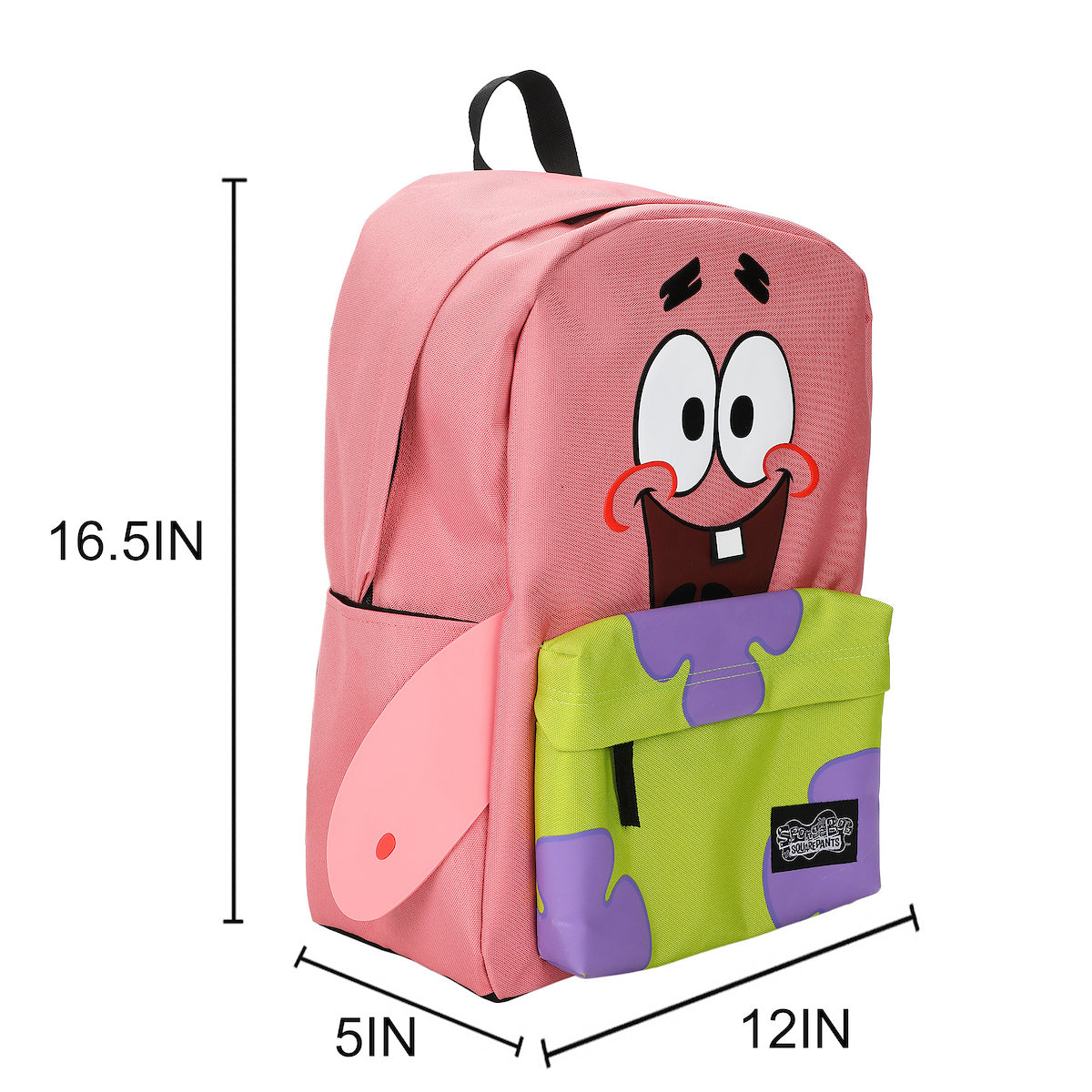 Spongebob Squarepants Patrick Adult 17" Backpack