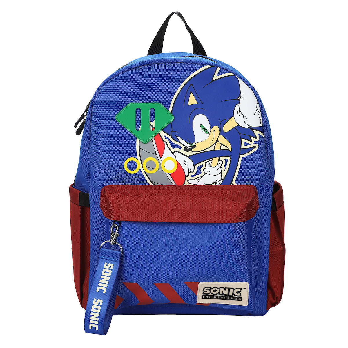 Sonic The Hedgehog Sonic Character Art 16.5" Adult Blue Backpack