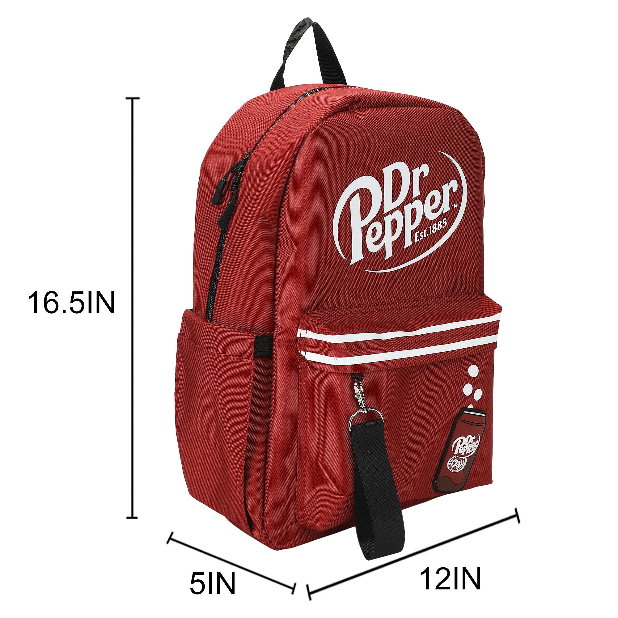 Dr Pepper Logo 16.5" Backpack for Adults Daily Commute Travel