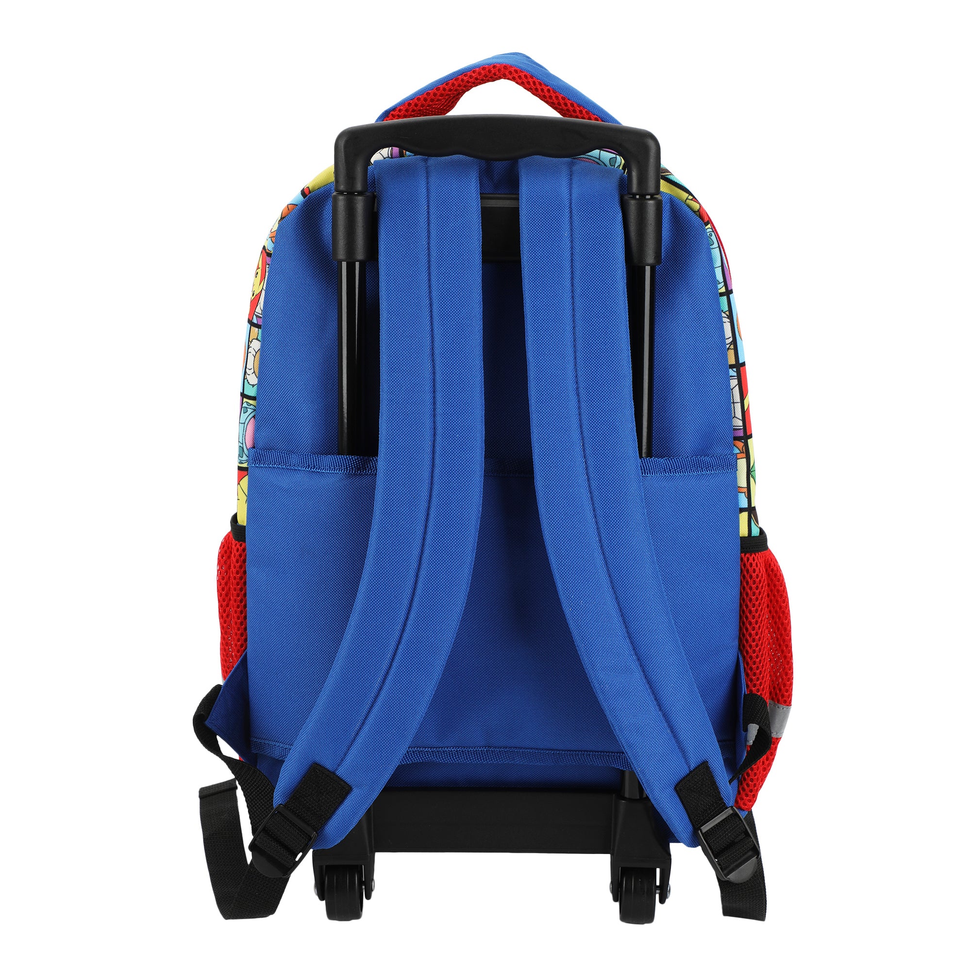 Pokemon Pikachu And Favorite Characters 16" Youth Rolling Backpack