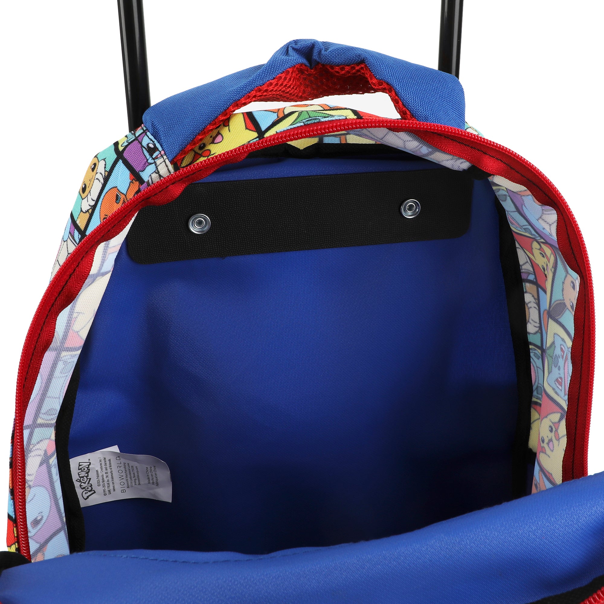 Pokemon Pikachu And Favorite Characters 16" Youth Rolling Backpack