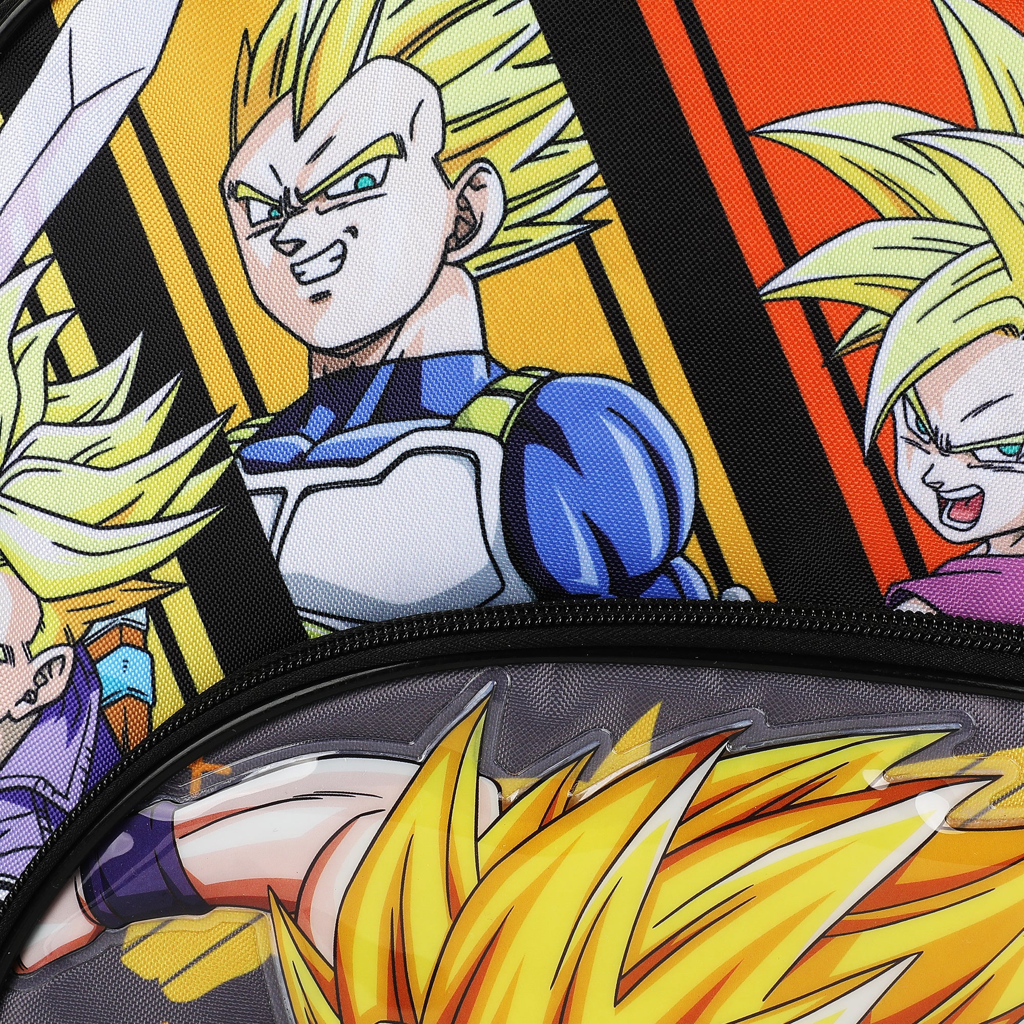 Dragon Ball Z Super Saiyan Character Panels 16" kids boys Backpack