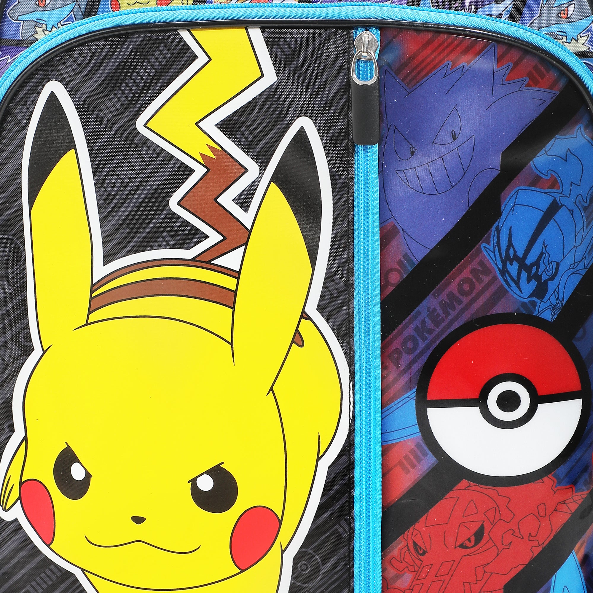 Pokemon Pikachu and Pokeball 16" Kid's Backpack For School And Travel