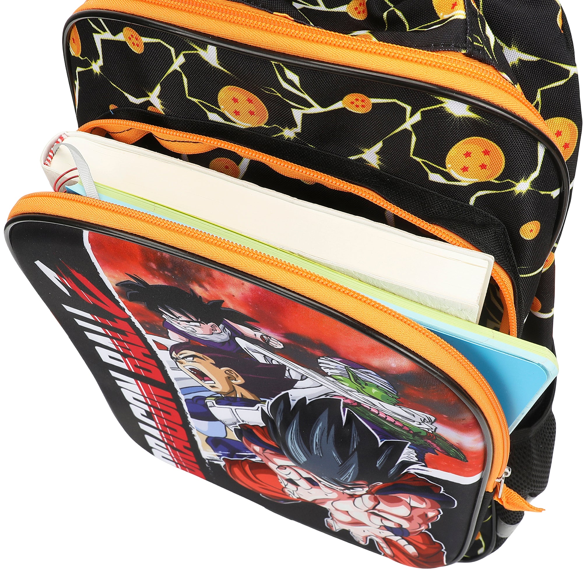 Dragon Ball Z Group Shot 16" Rolling Travel Backpack