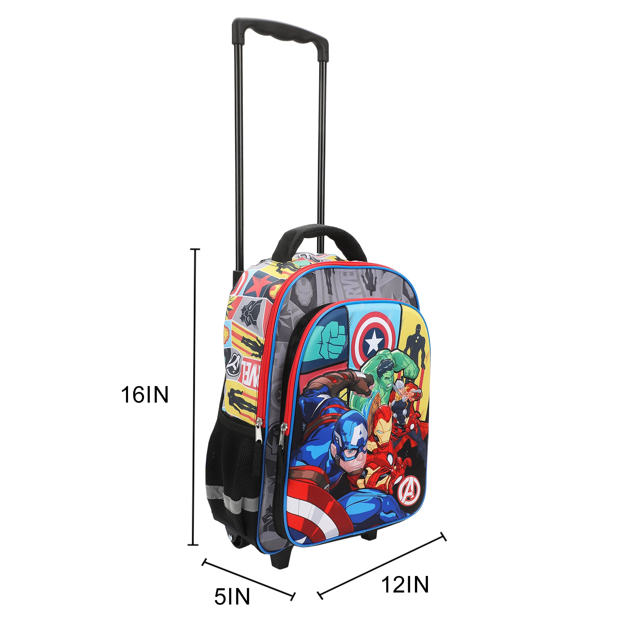 Marvel Avengers 16" Rolling Travel Backpack