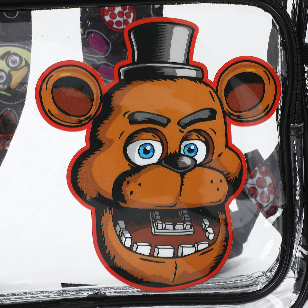Five Nights at Freddy's Freddy Fazbear 16" Clear Backpack For School And Travel