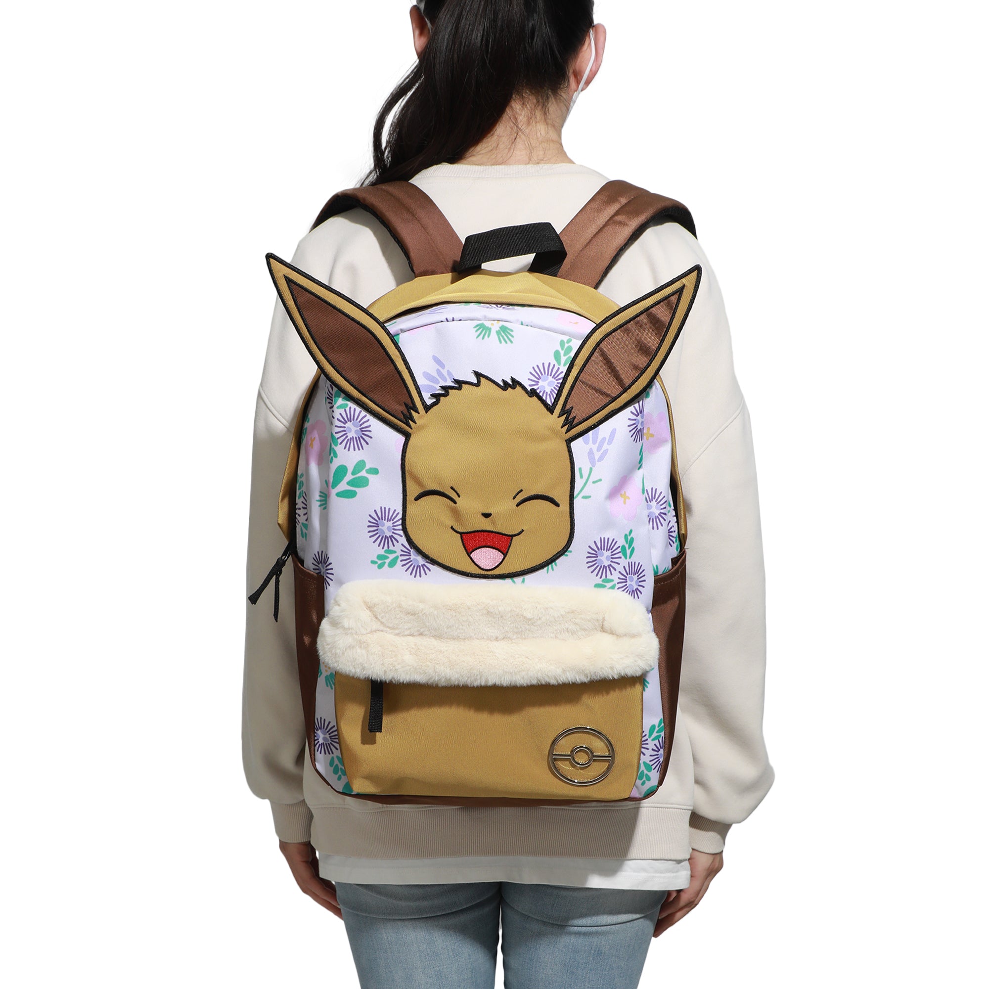 Pokémon Eevee All-Over Print Characters 17" Adult Backpack