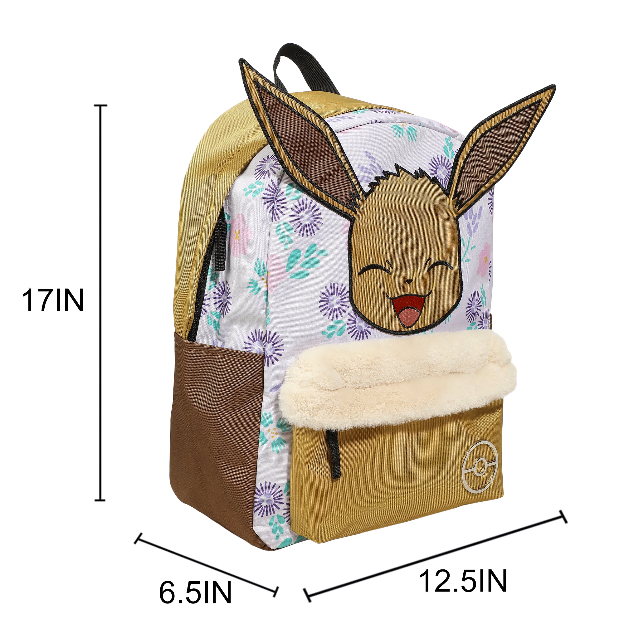 Pokémon Eevee All-Over Print Characters 17" Adult Backpack
