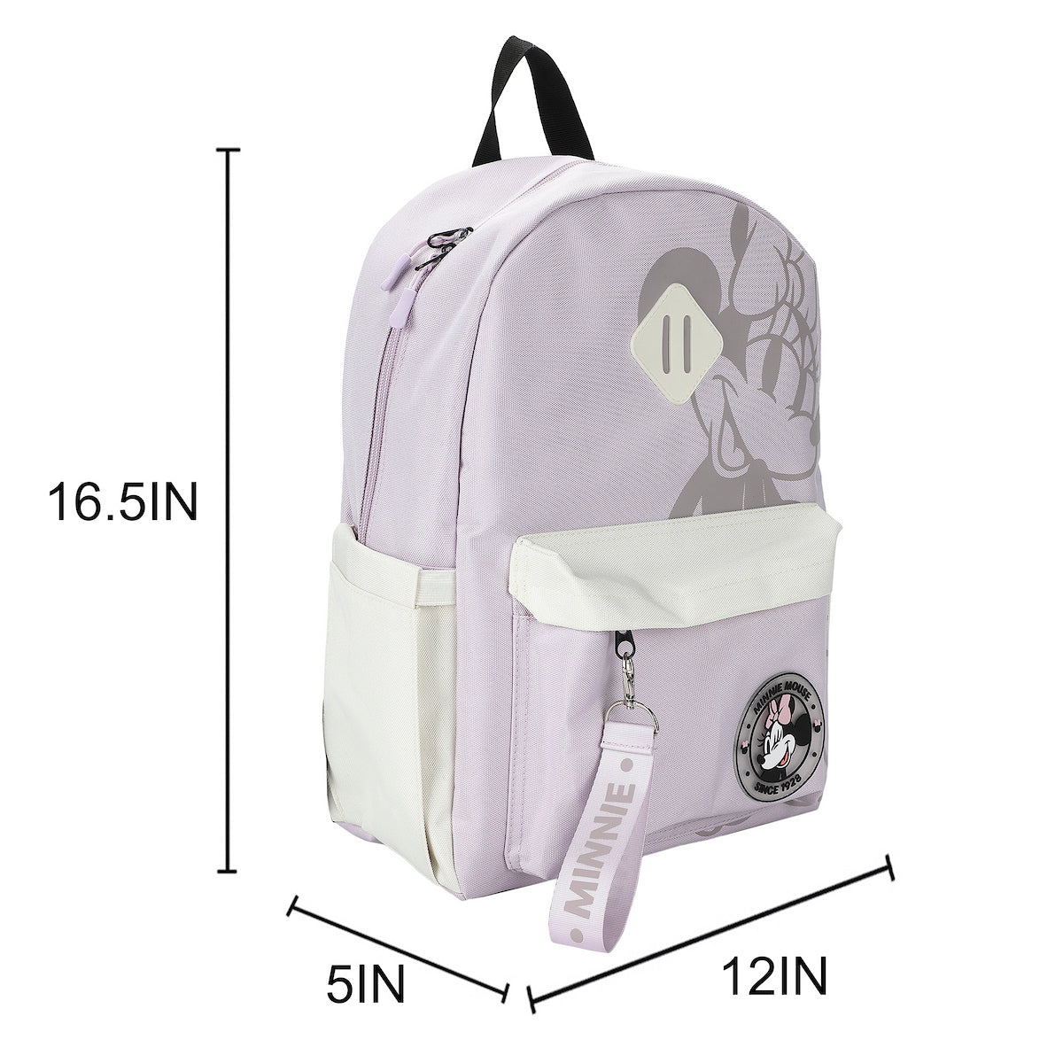 Disney Minnie Mouse Line Art 16.5” Women's Light Pink Backpack