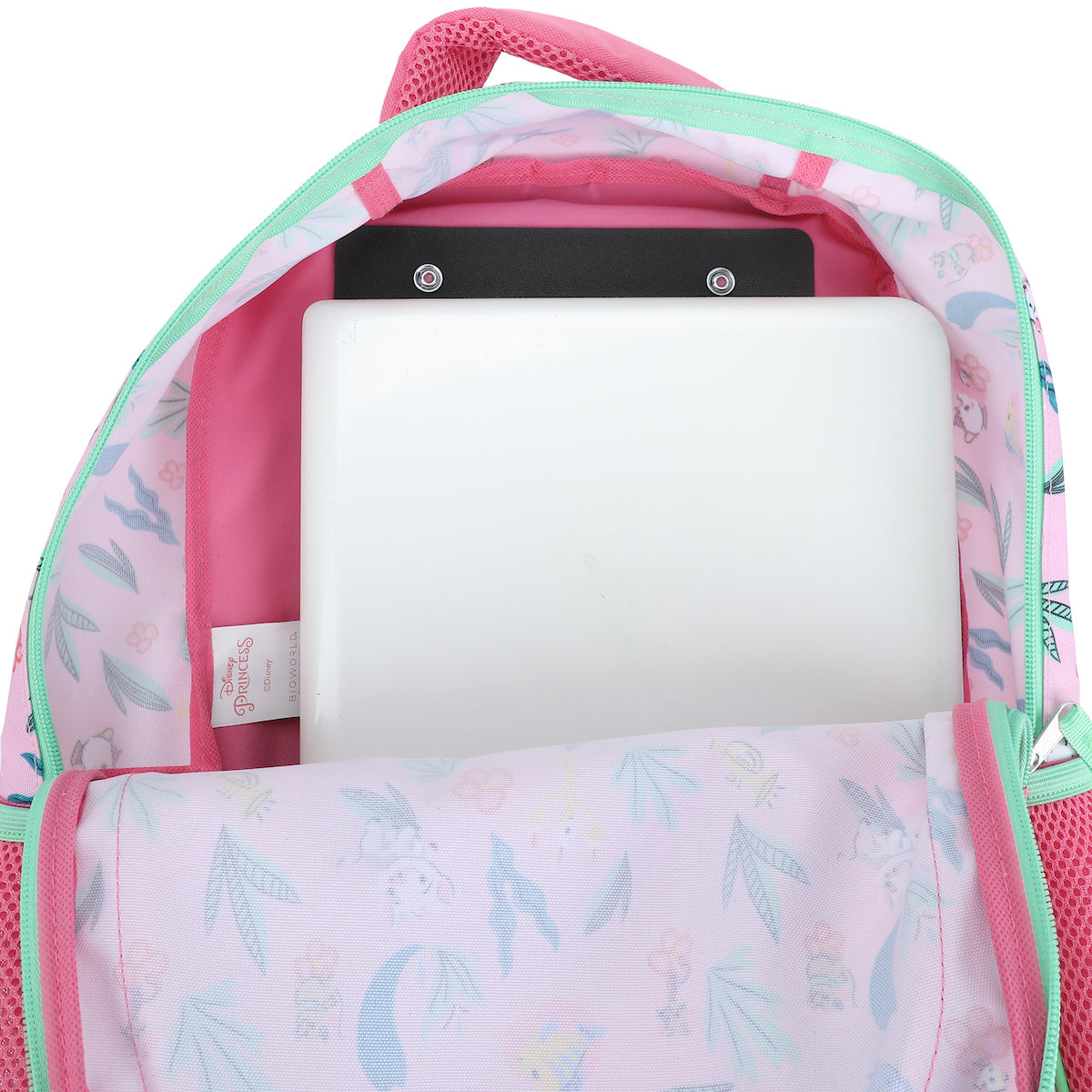 Disney 16 Princesses Girls Rolling Backpack with Adjustable Handle