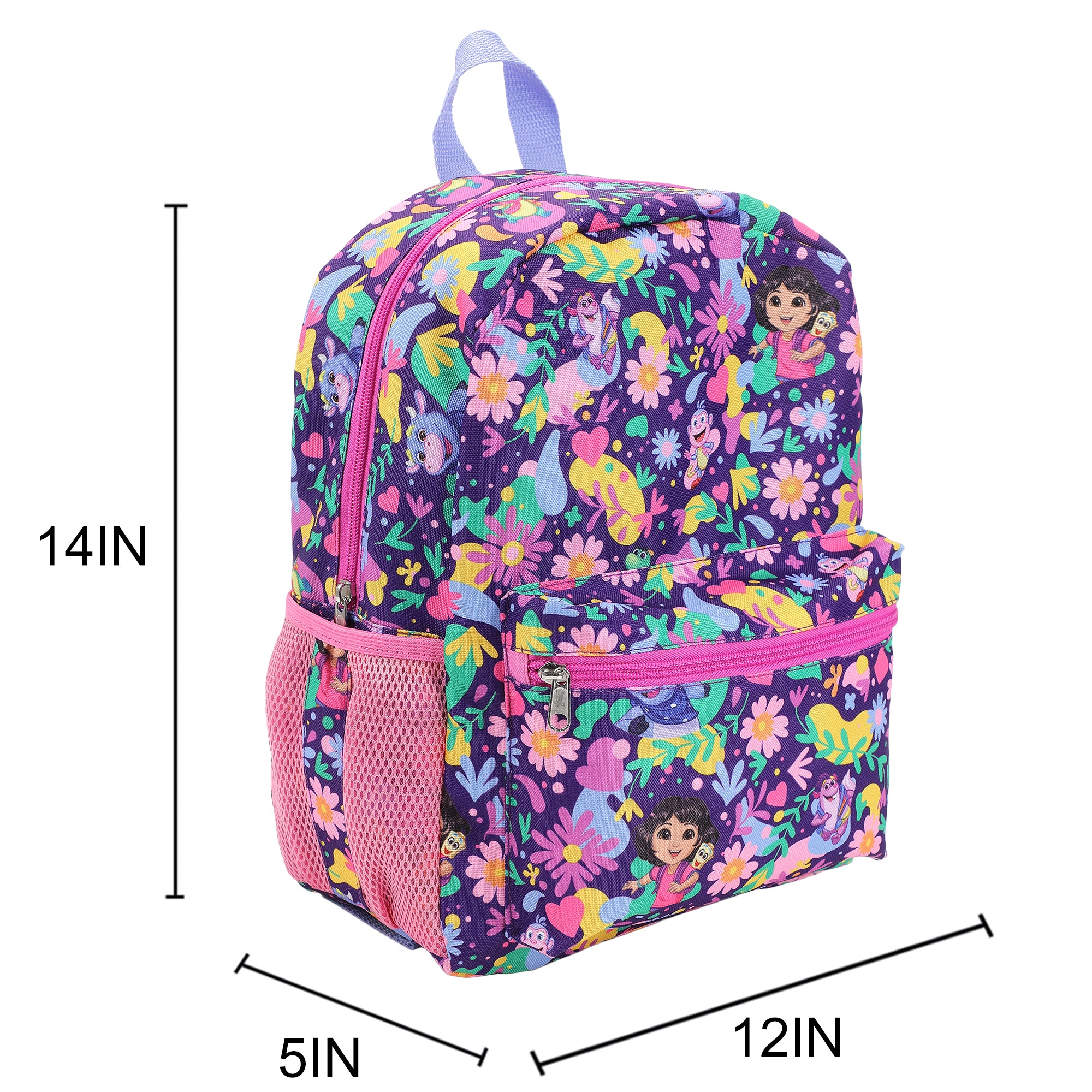 dora the explorer mini backpack crayon Dora the Explorer 14" Kid's Backpack For School And Travel – Bioworld