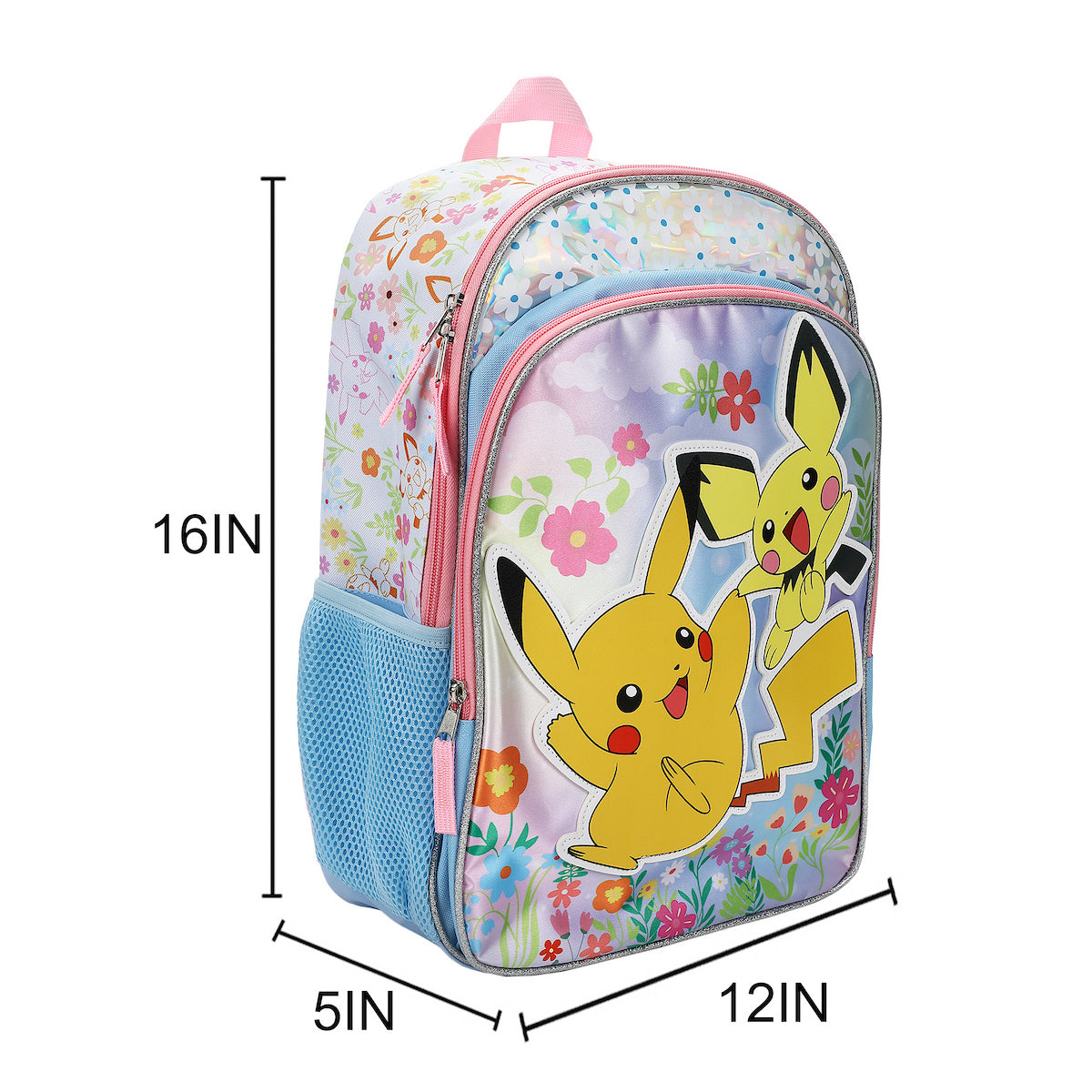 Pokemon Pikachu & Pichu Youth 16” Satin Backpack