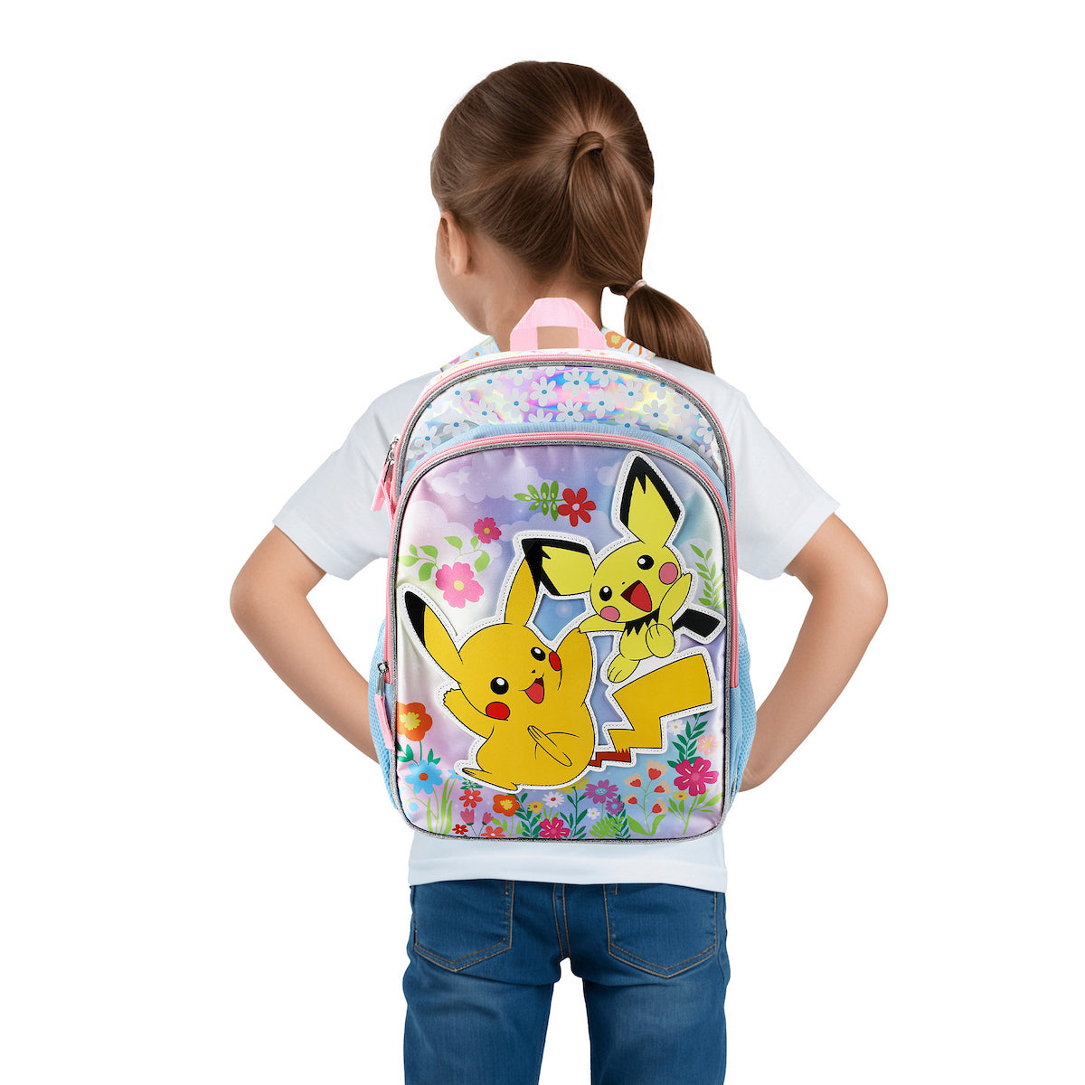 Pokemon Pikachu & Pichu Youth 16” Satin Backpack