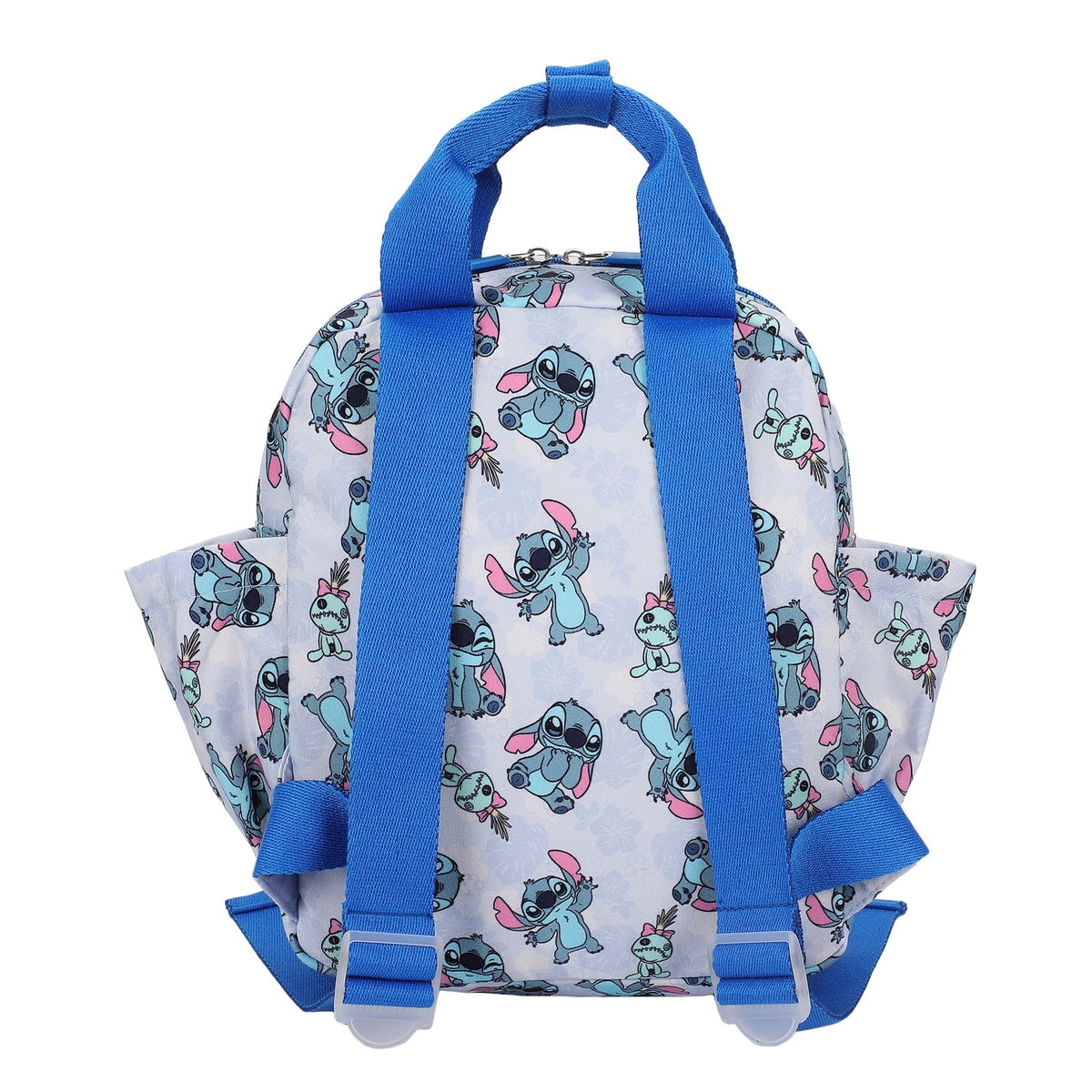 Lilo & Stitch Adorable Stitch All-Over Print 12" Toddler Backpack For Preschool, Daycare, And Travel