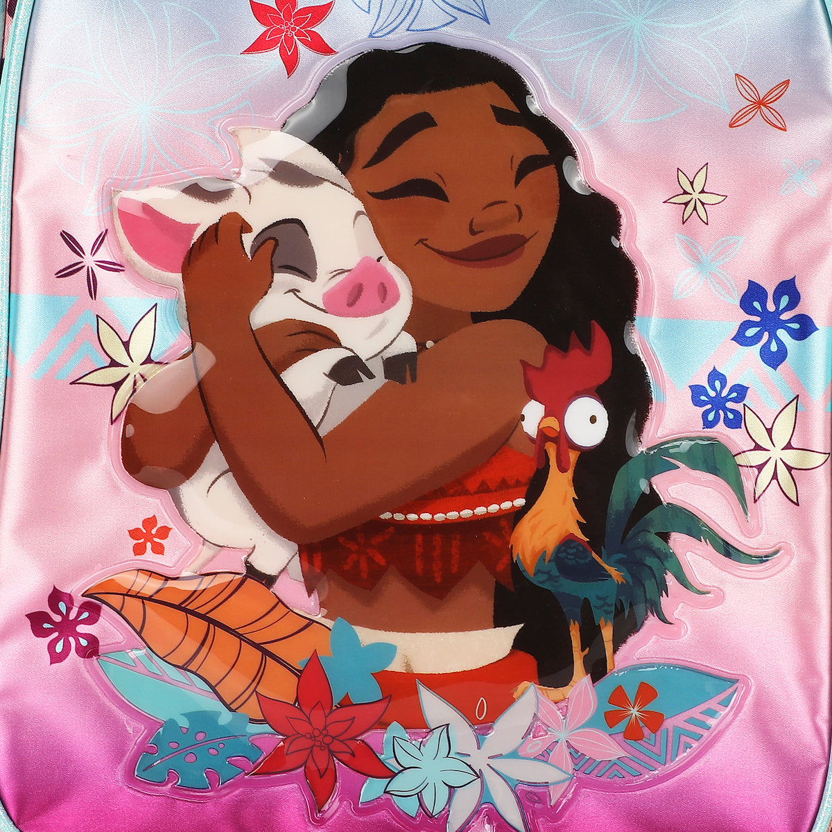 Moana and Pua 16" Rolling Travel Backpack