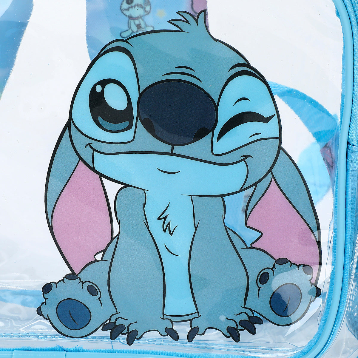 Disney Stitch Kids' Clear PVC 16" Backpack
