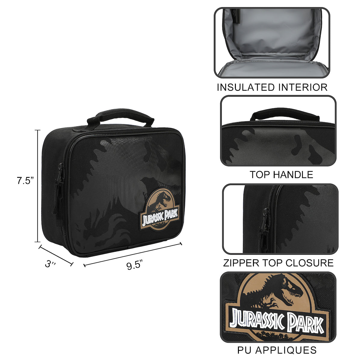 Jurassic Park INGEN Camo 17" Backpack and Lunch Tote Set