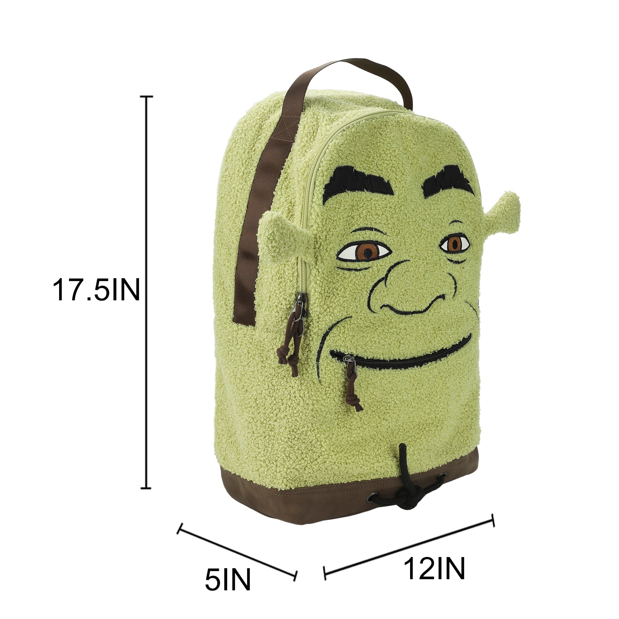 Shrek Character 17.5" Green Backpack