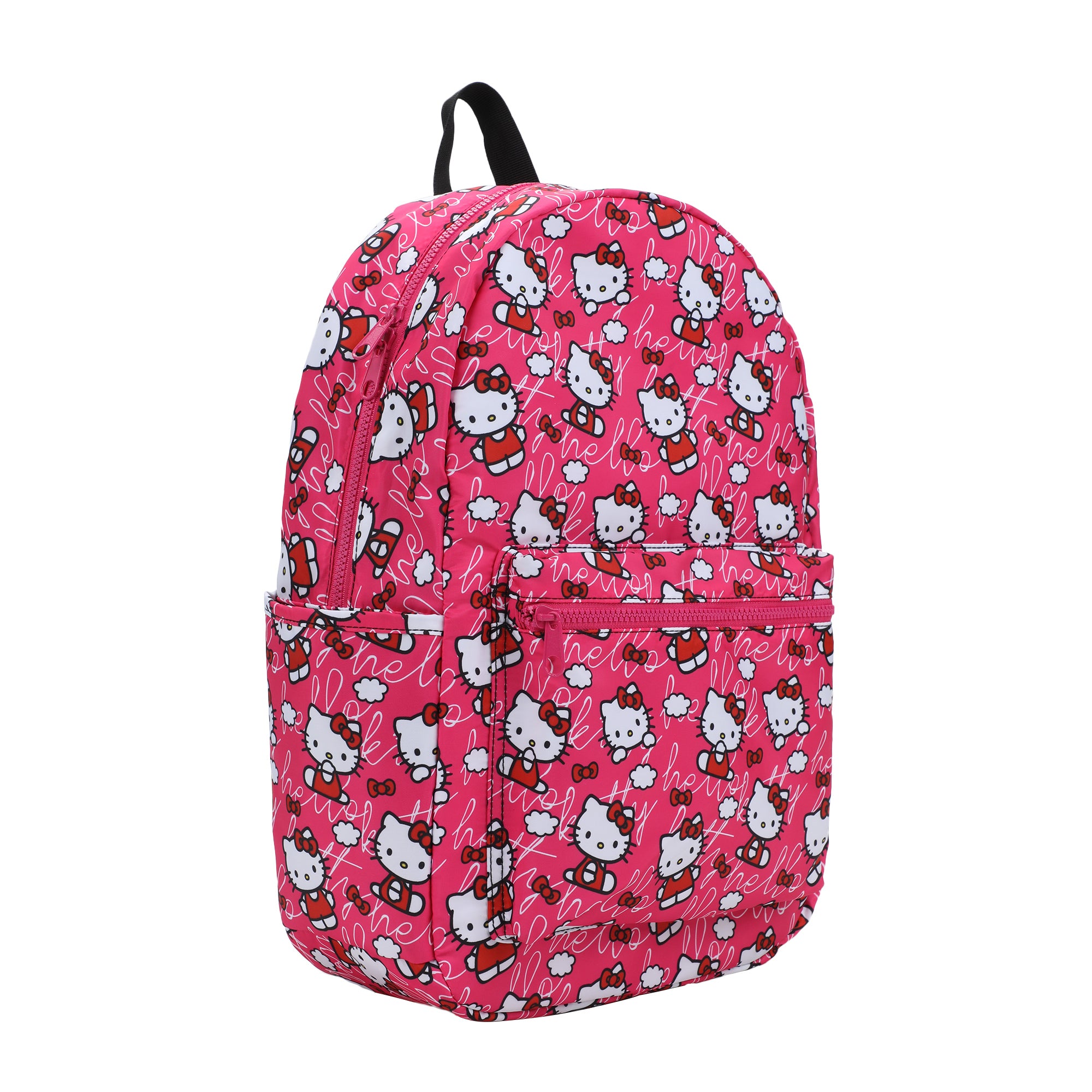 Hello Kitty Toss AOP Pink Ground Travel Backpack