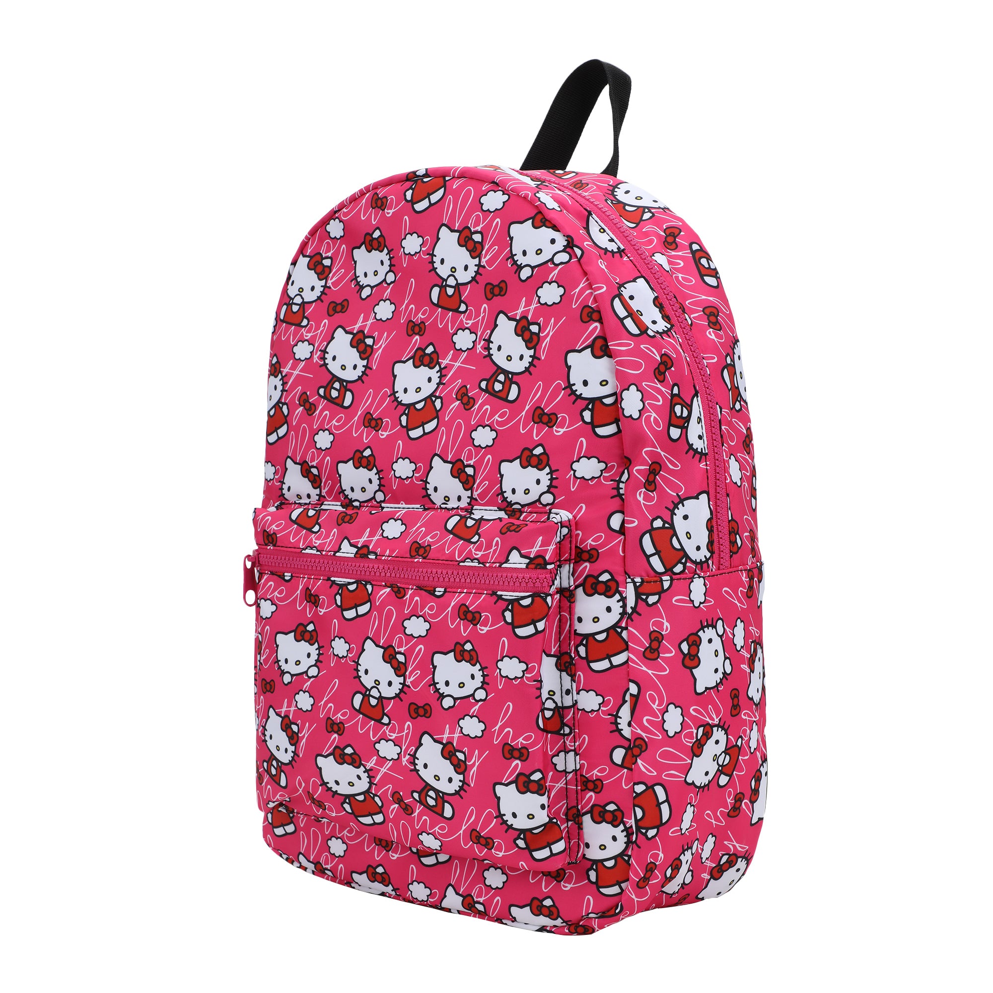 Hello Kitty Toss AOP Pink Ground Travel Backpack